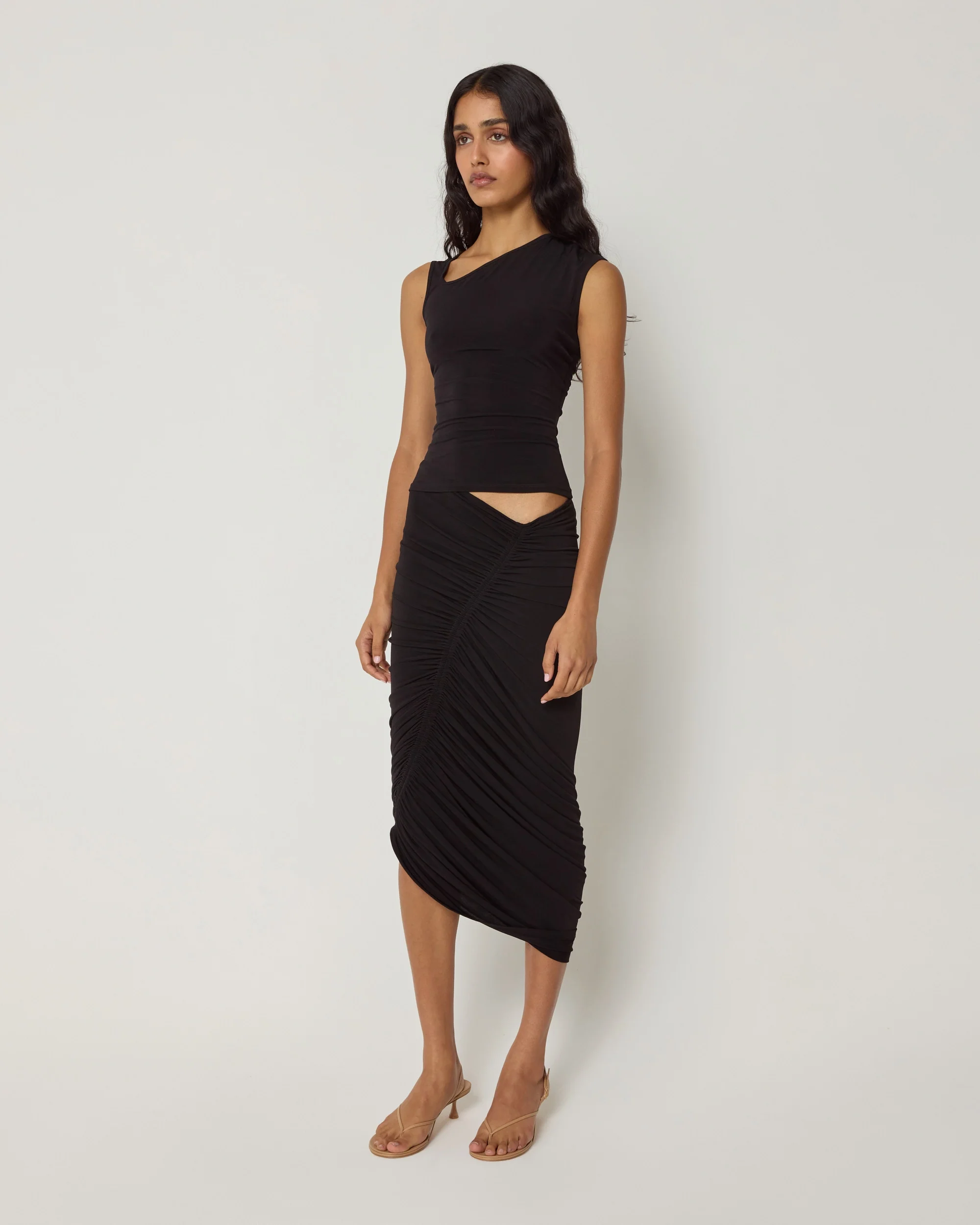 Asymmetrical Tank | Black - Image 2
