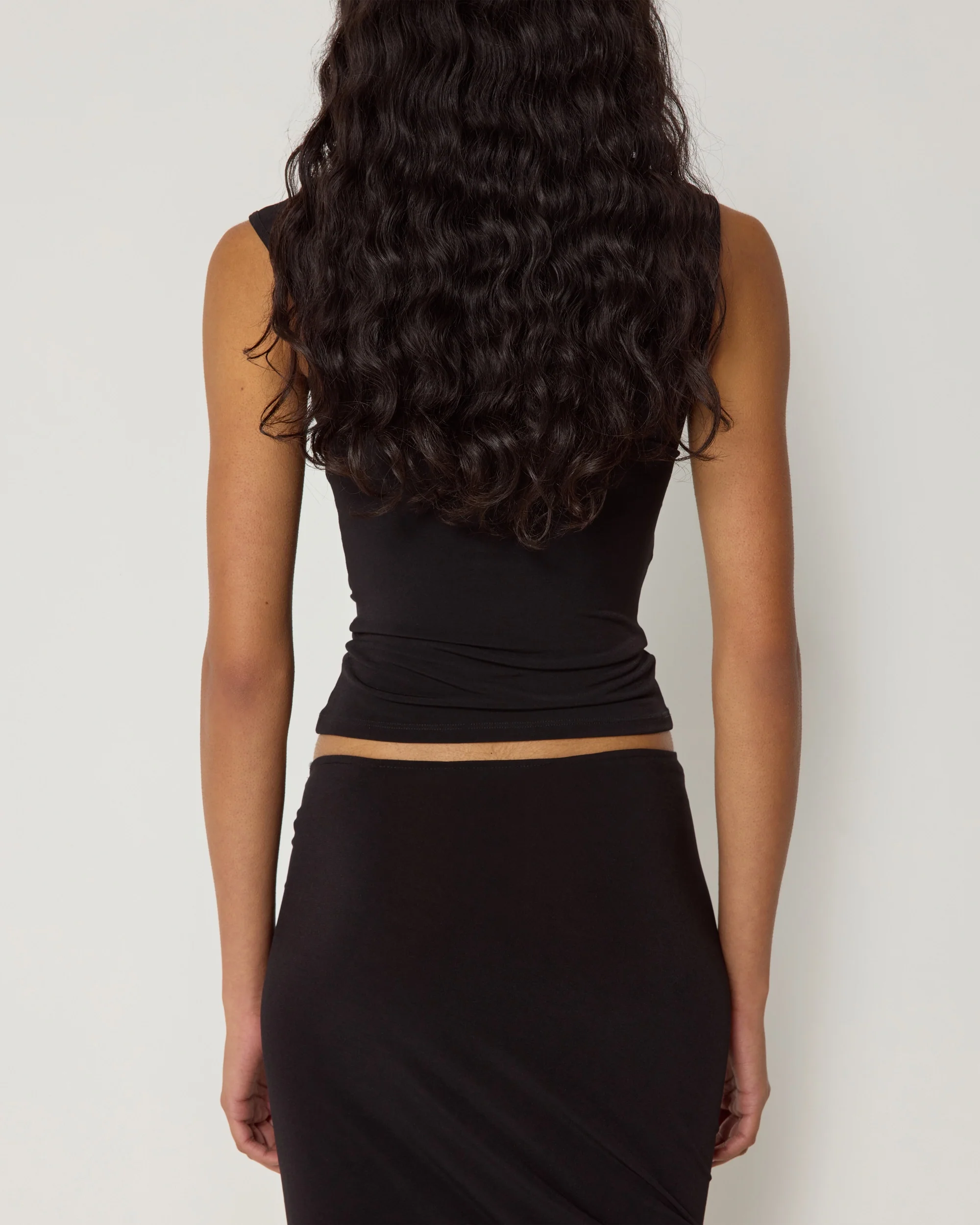 Asymmetrical Tank | Black - Image 5