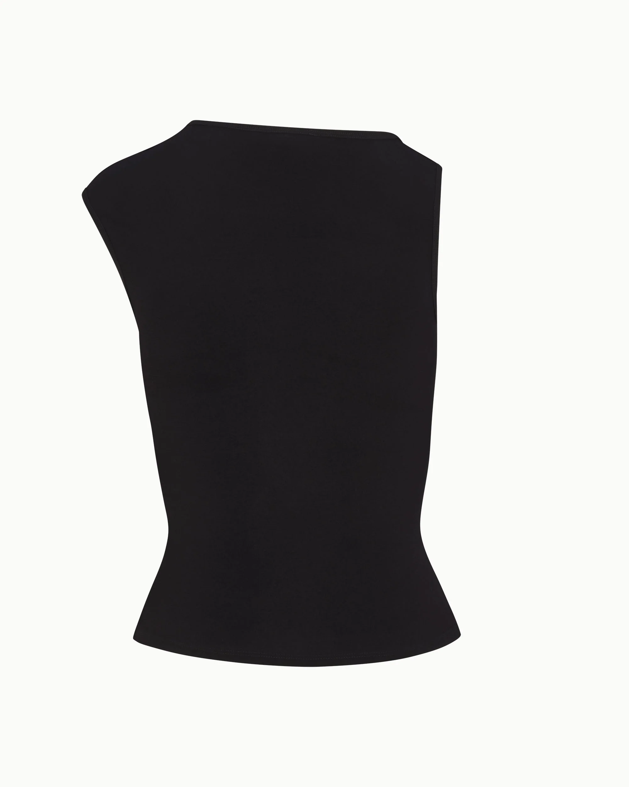 Asymmetrical Tank | Black - Image 6