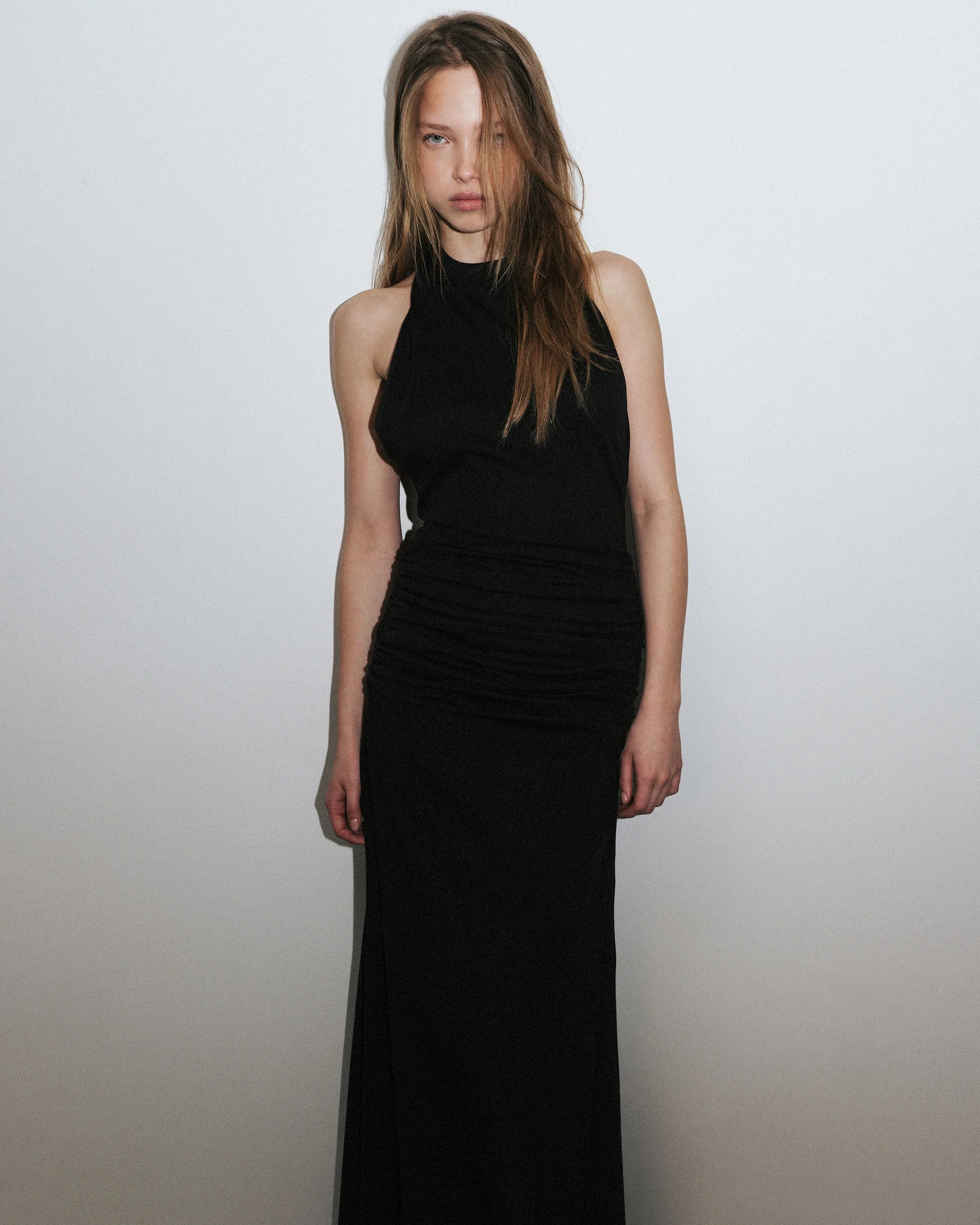 Audrey Halter Gown | Black - Image 2