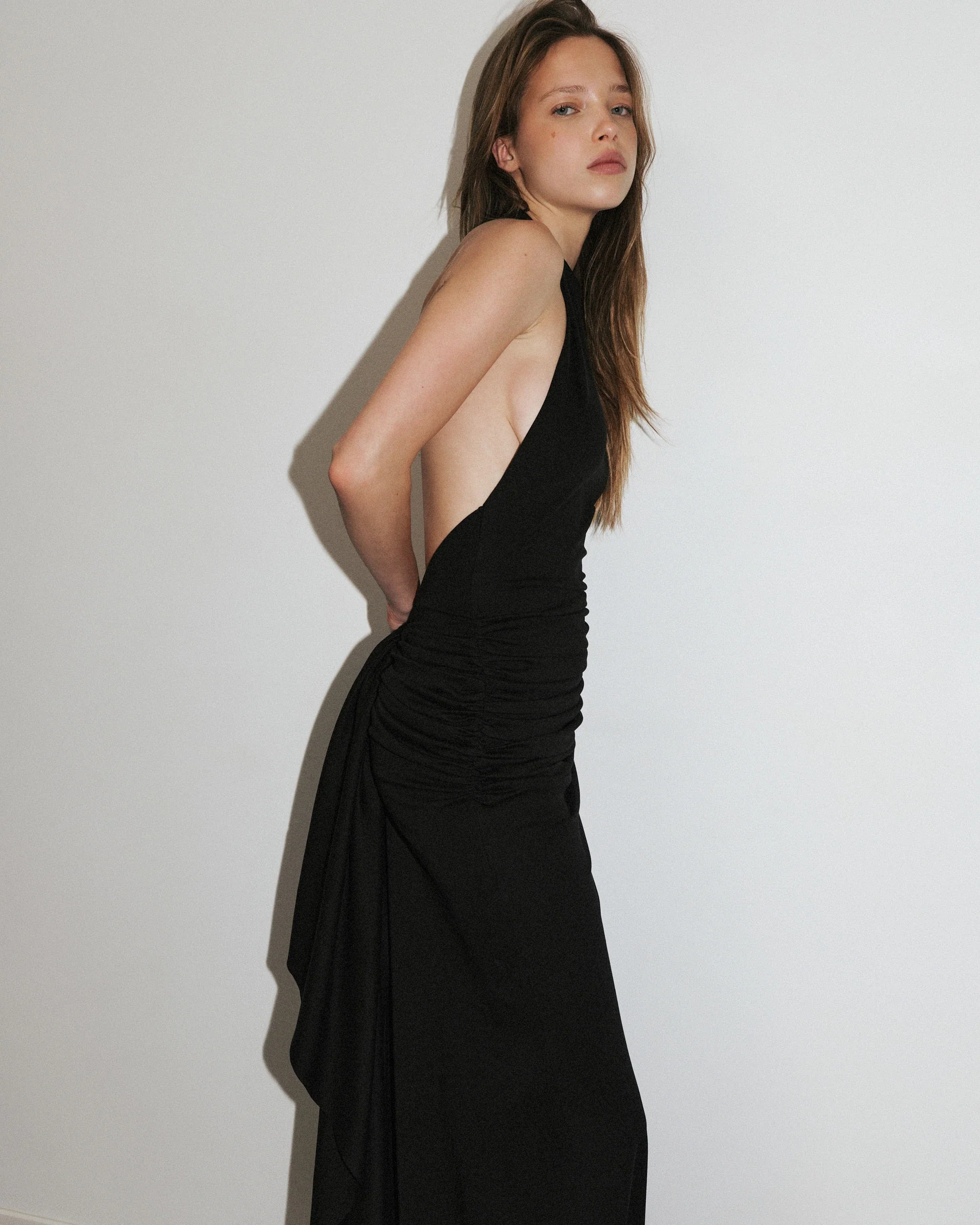 Audrey Halter Gown | Black - Image 3