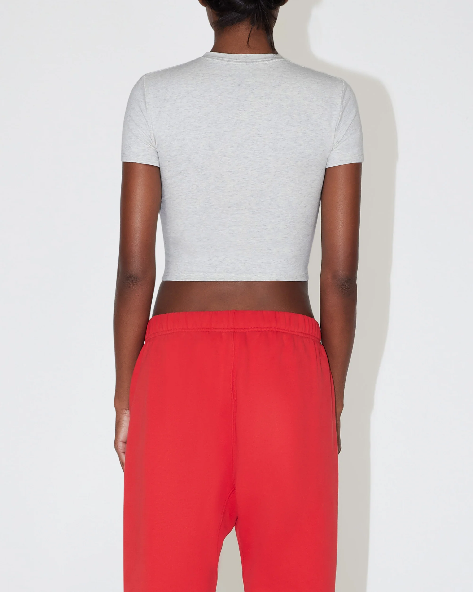 Baby Tee | Light Heather Grey - Image 6