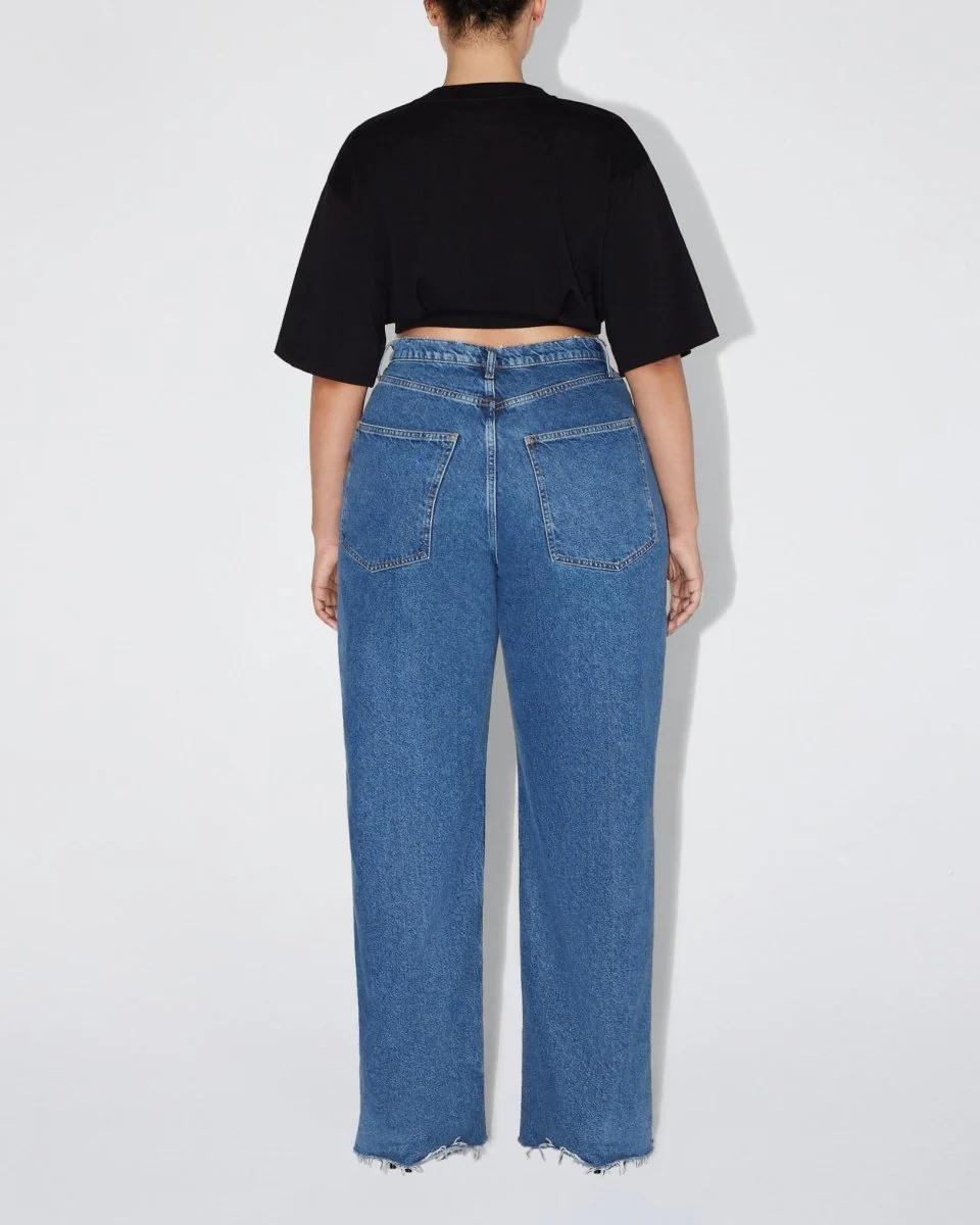 Boxy Cropped Tee | Black - Image 9