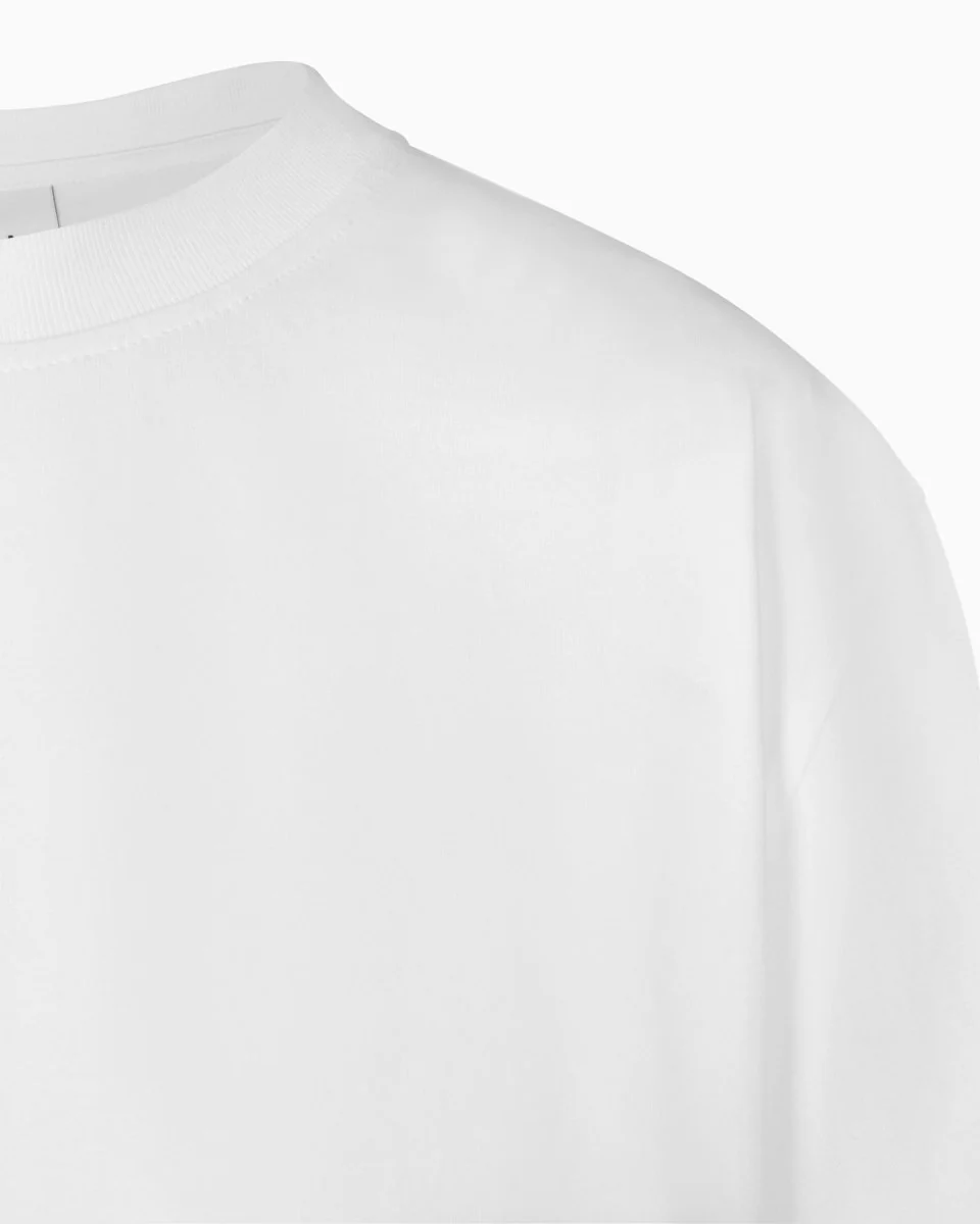 Boxy Cropped Tee | White - Image 11
