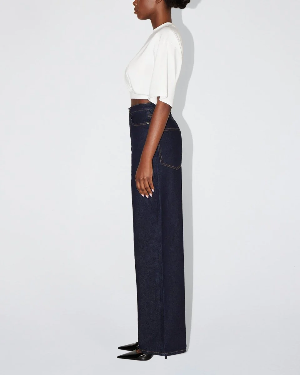 Boxy Cropped Tee | White - Image 4