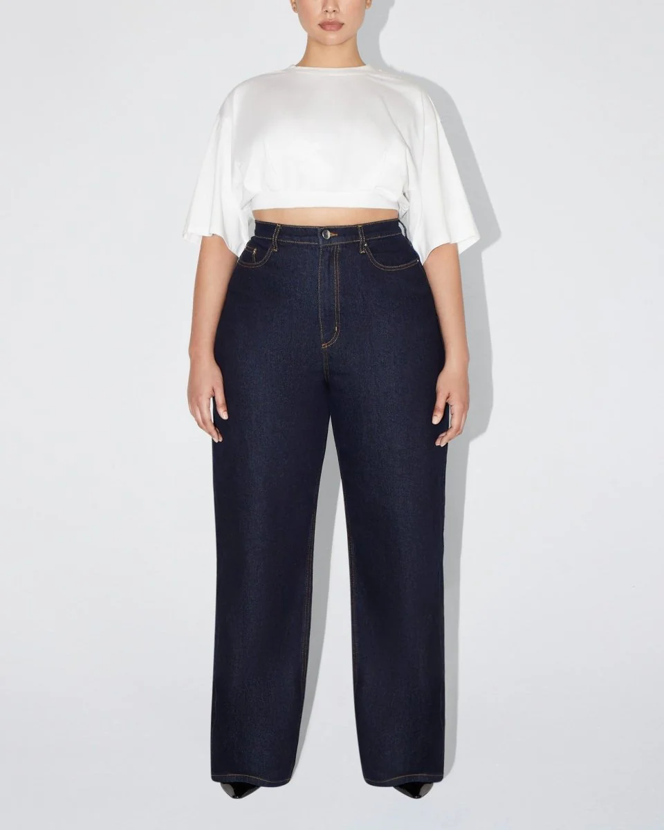 Boxy Cropped Tee | White - Image 6