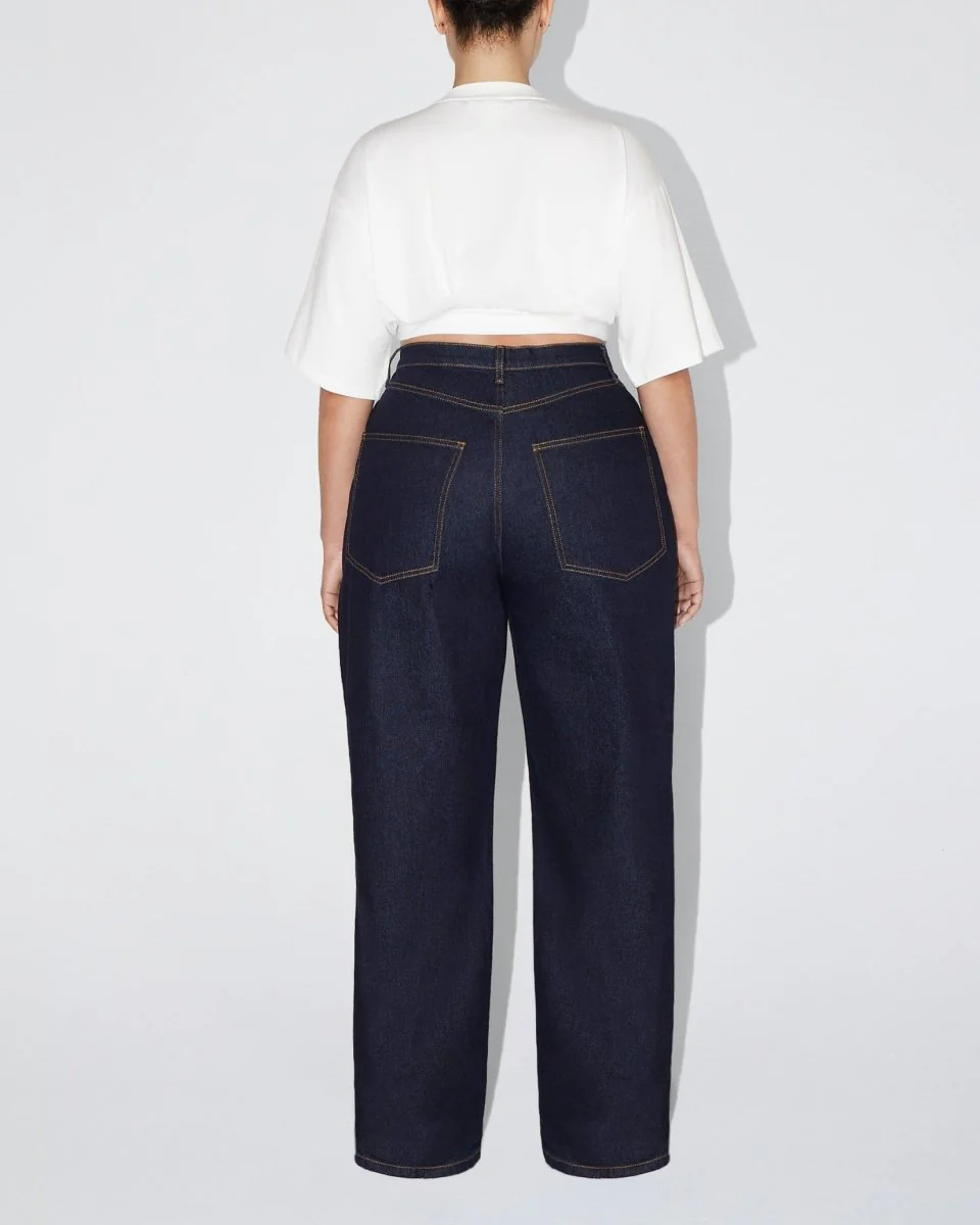 Boxy Cropped Tee | White - Image 8