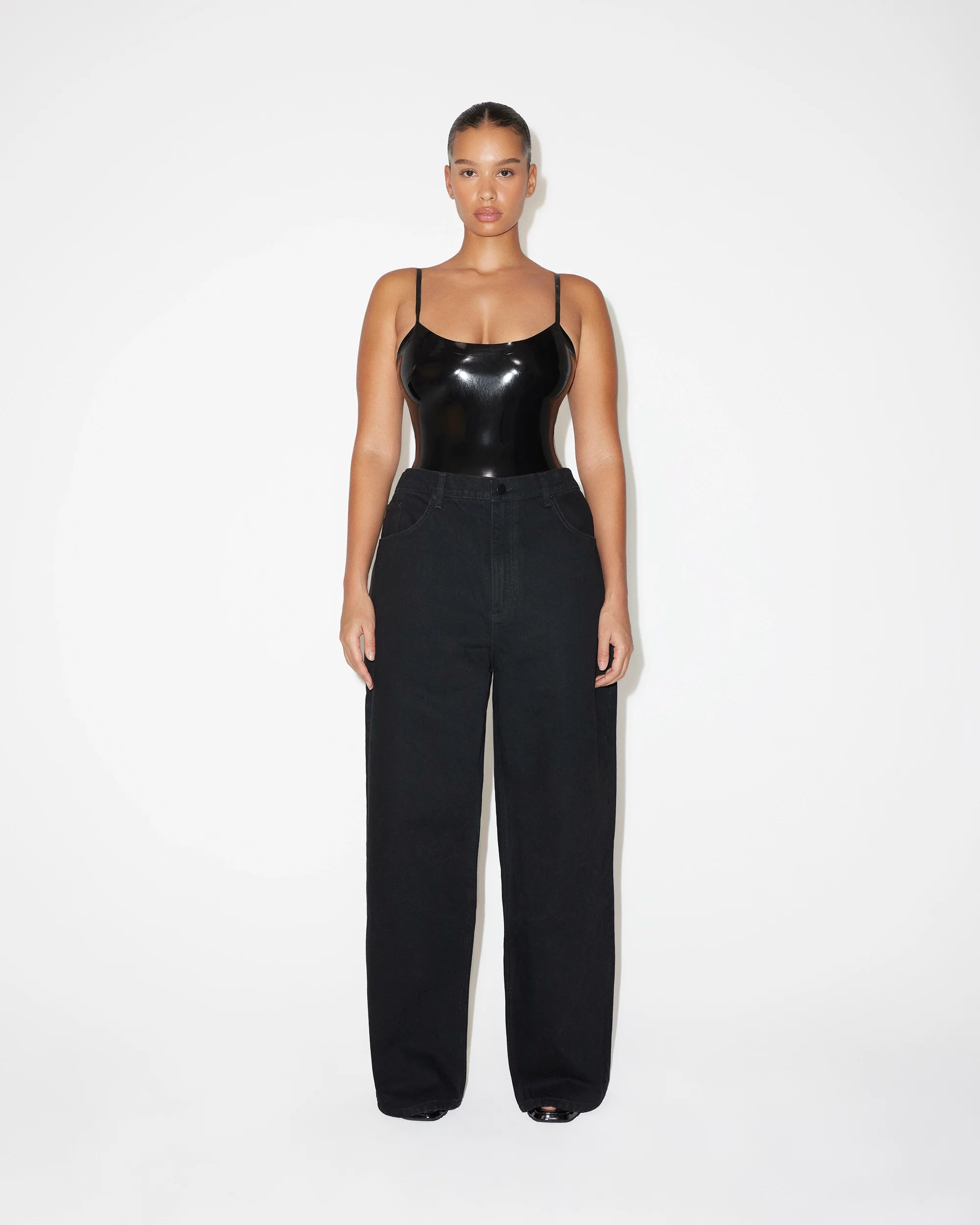 Classic Low Rise Denim | Black - Image 7