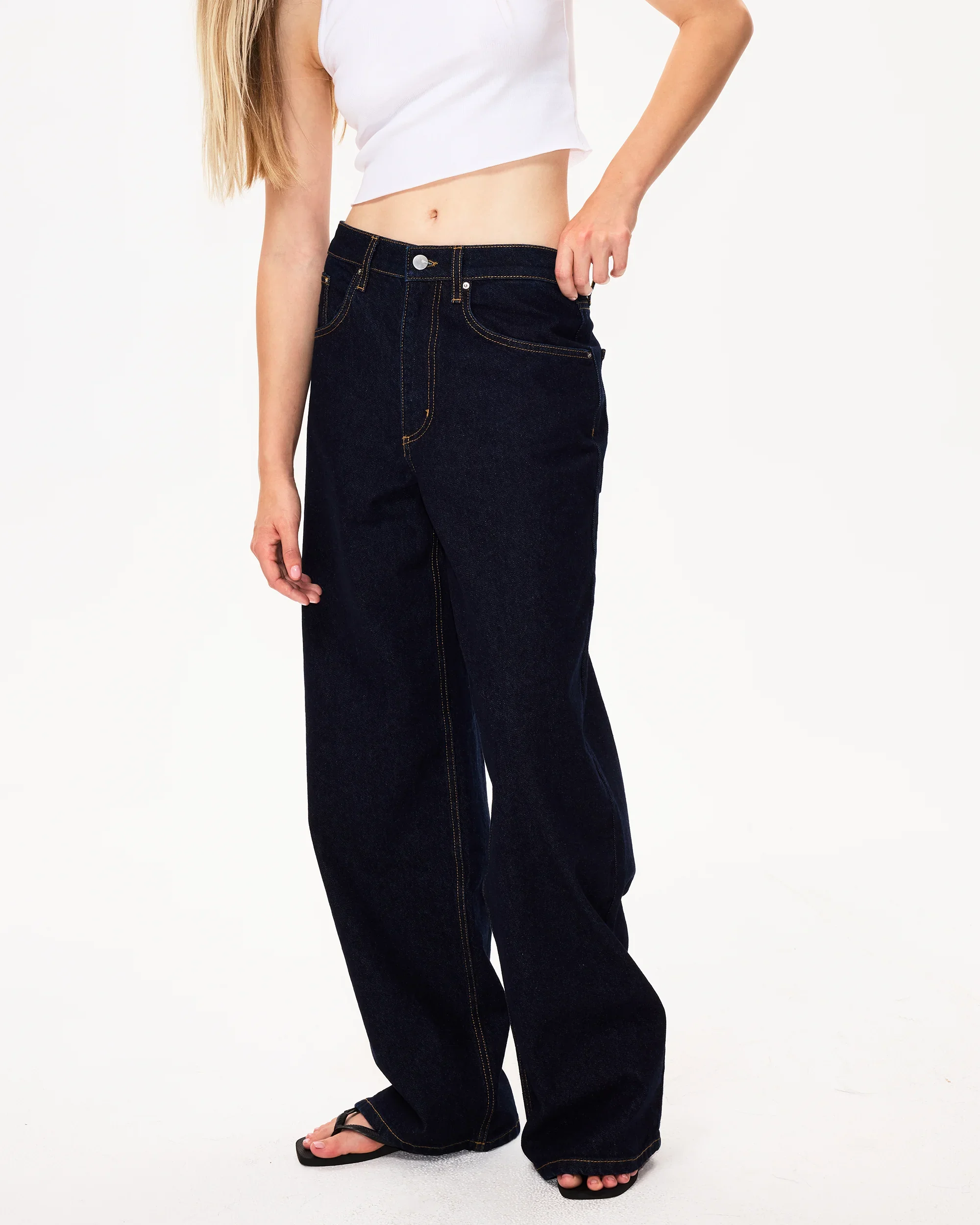 Classic Low Rise Denim | Dark Wash