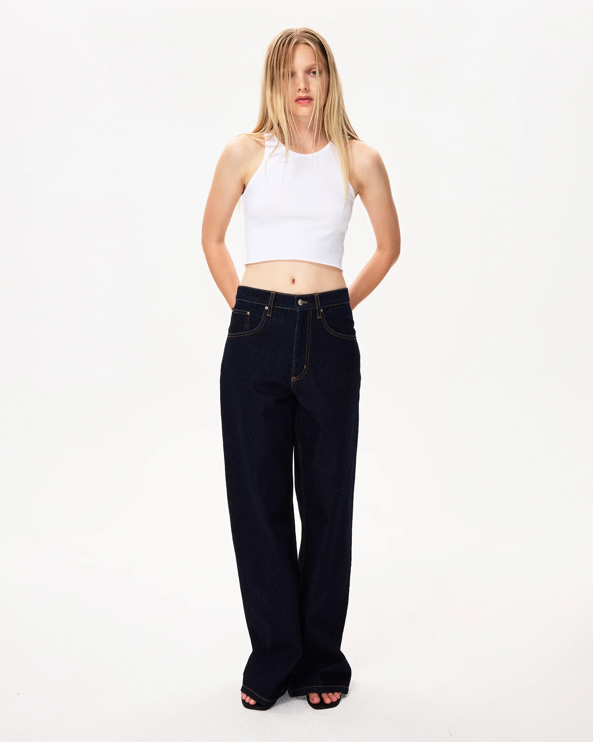 Classic Low Rise Denim | Dark Wash - Image 7