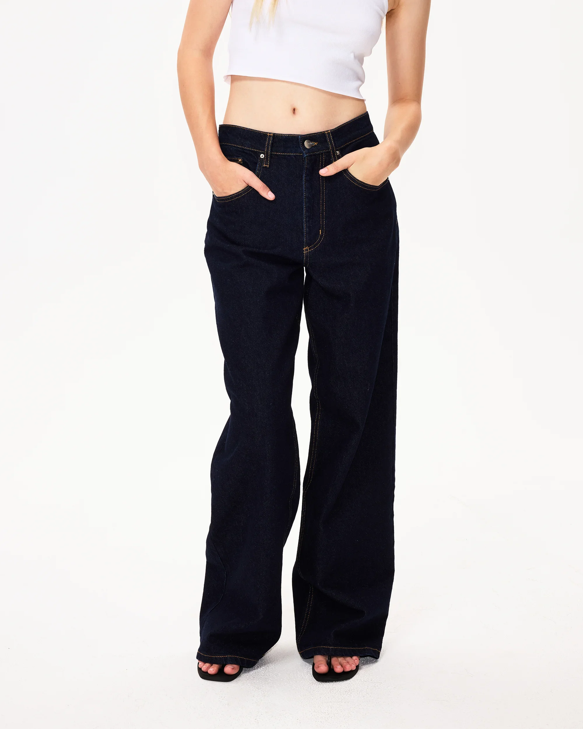 Classic Low Rise Denim | Dark Wash - Image 8