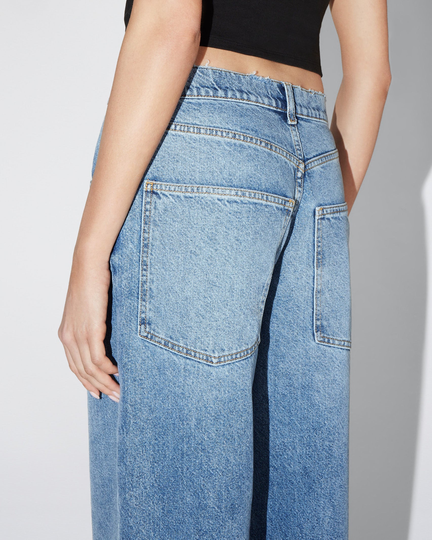 Classic Low Rise Denim | Light Wash - Image 17