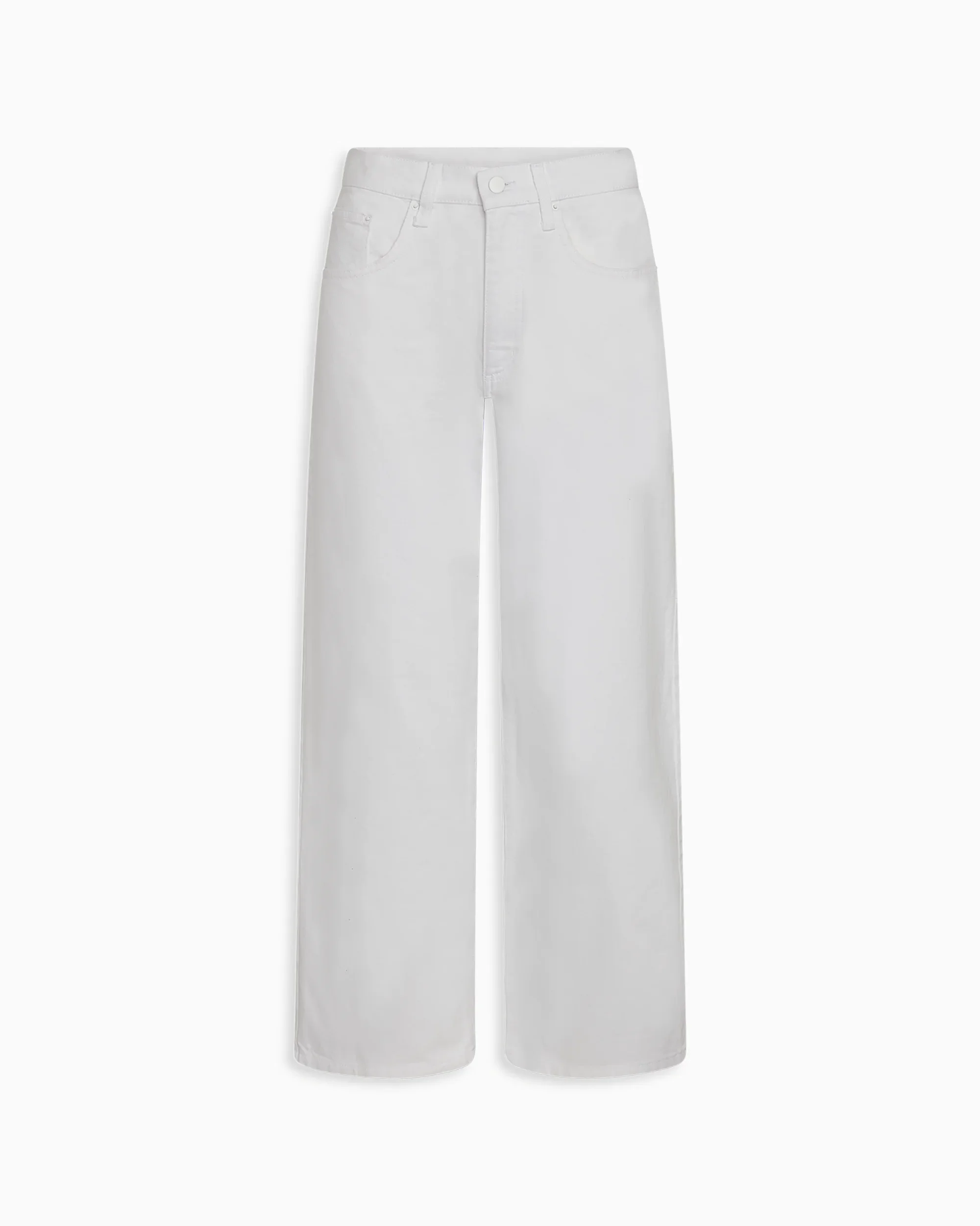 Classic Low Rise Denim | White - Image 2