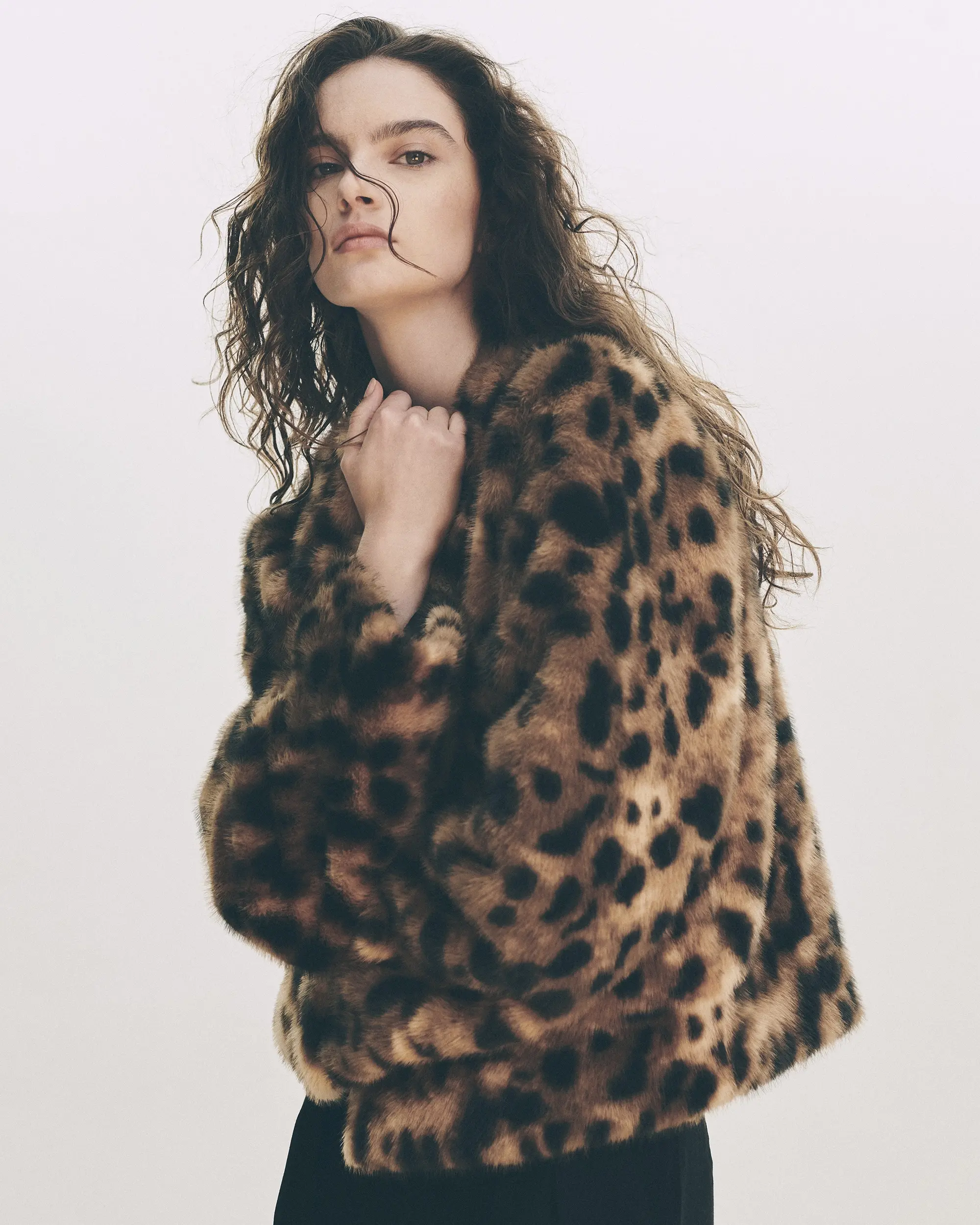 Signature Faux Fur Jacket | Leopard - Image 6