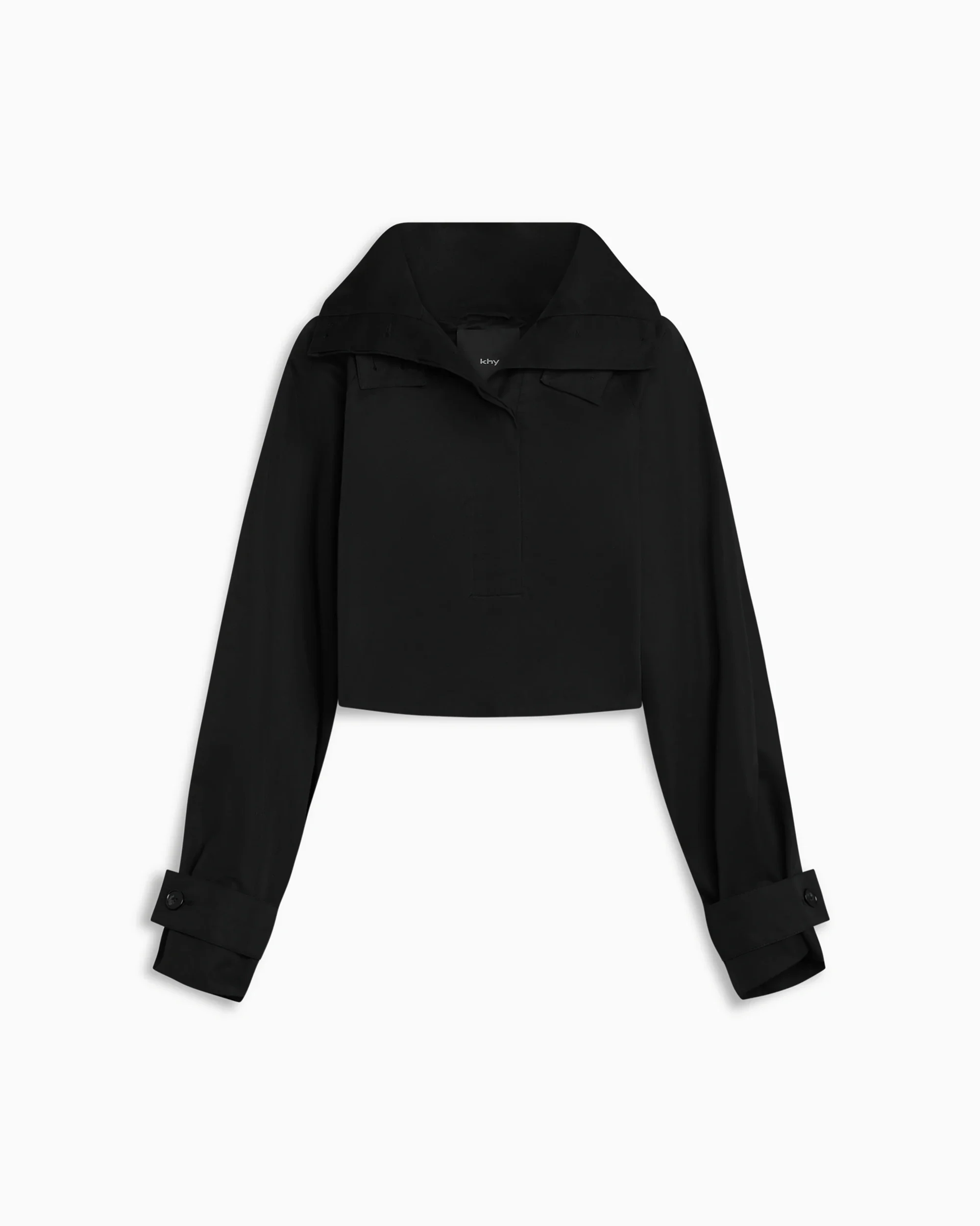 Cropped Parka | Black - Image 2