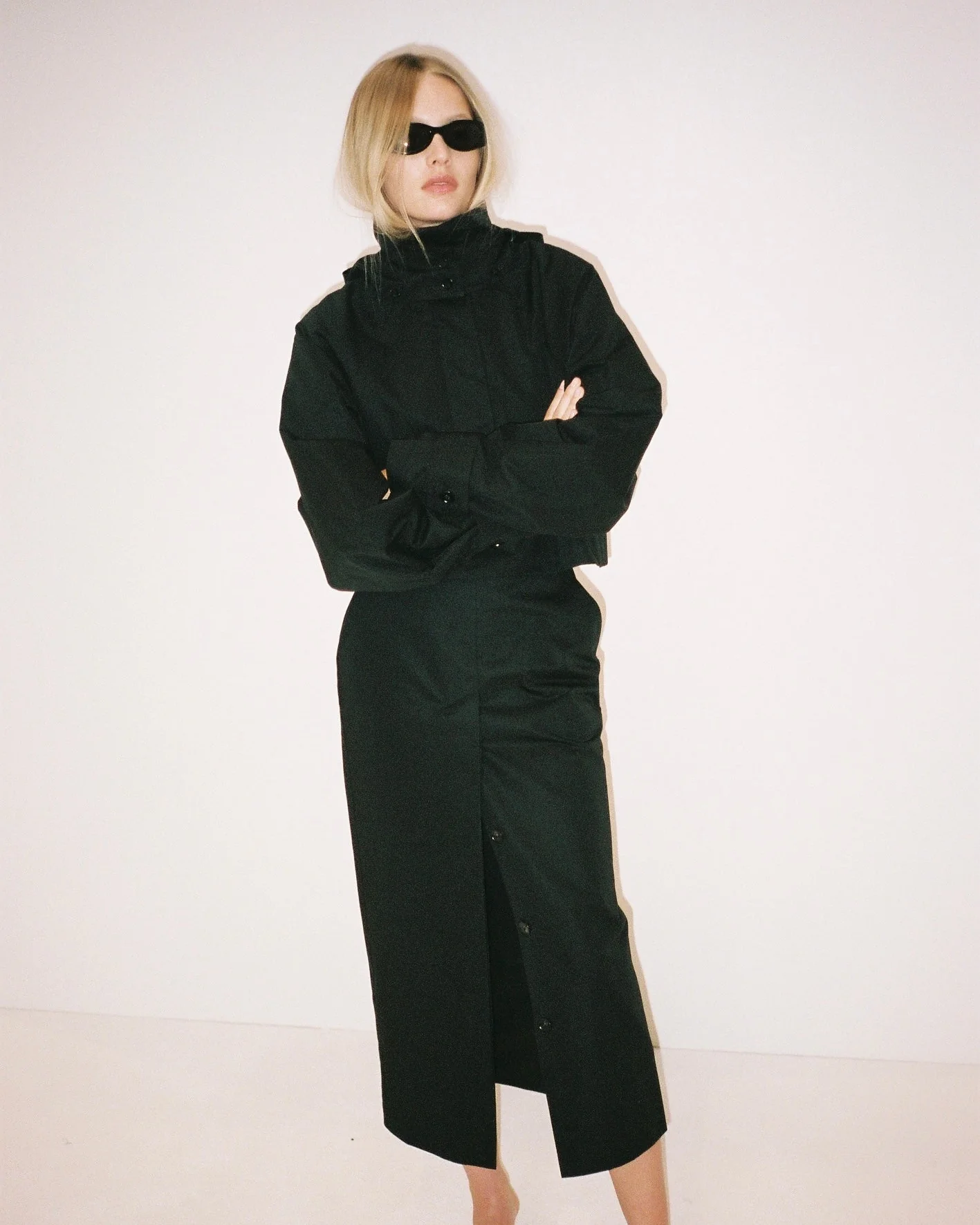 Cropped Parka | Black - Image 3