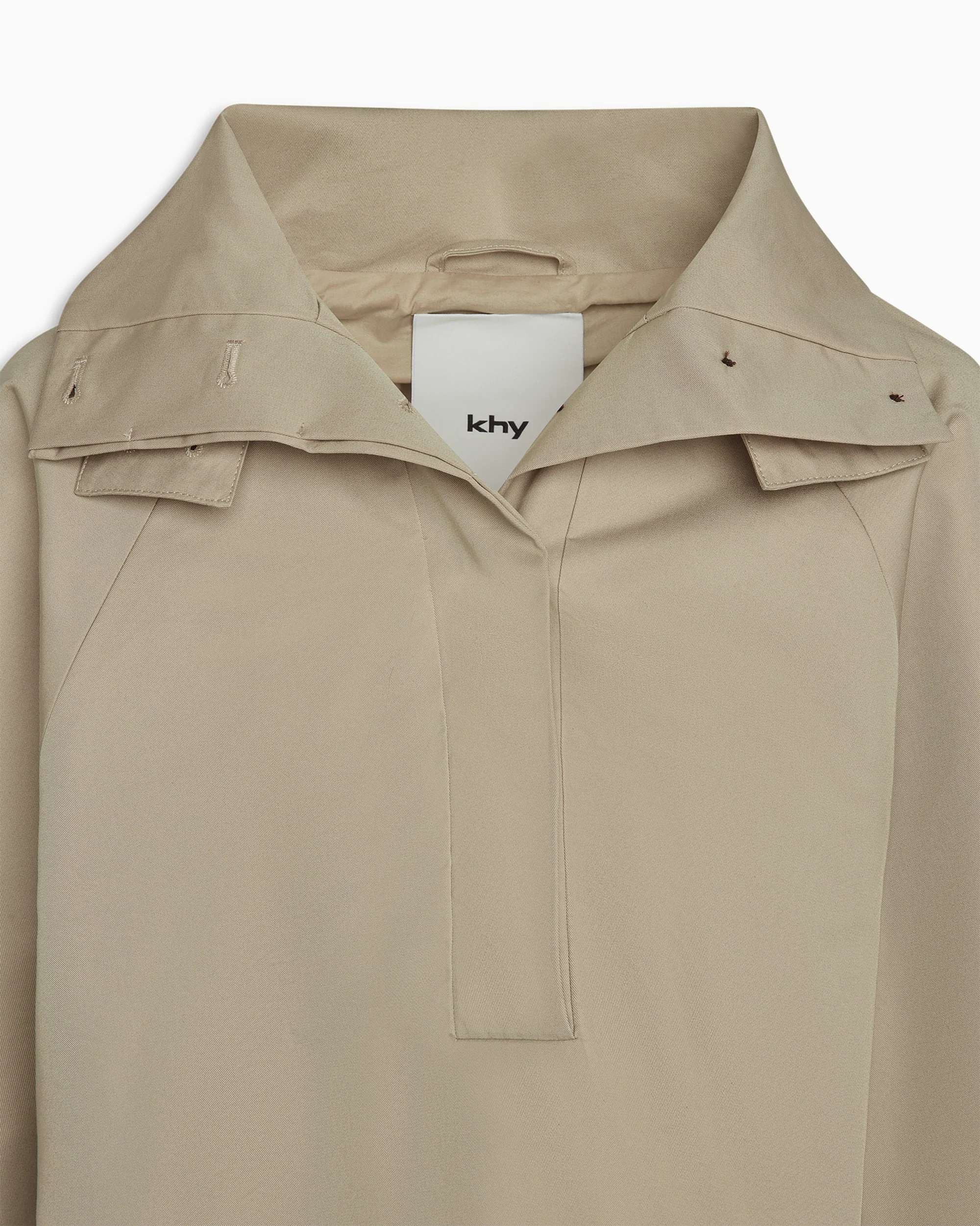 Cropped Parka | Taupe - Image 3