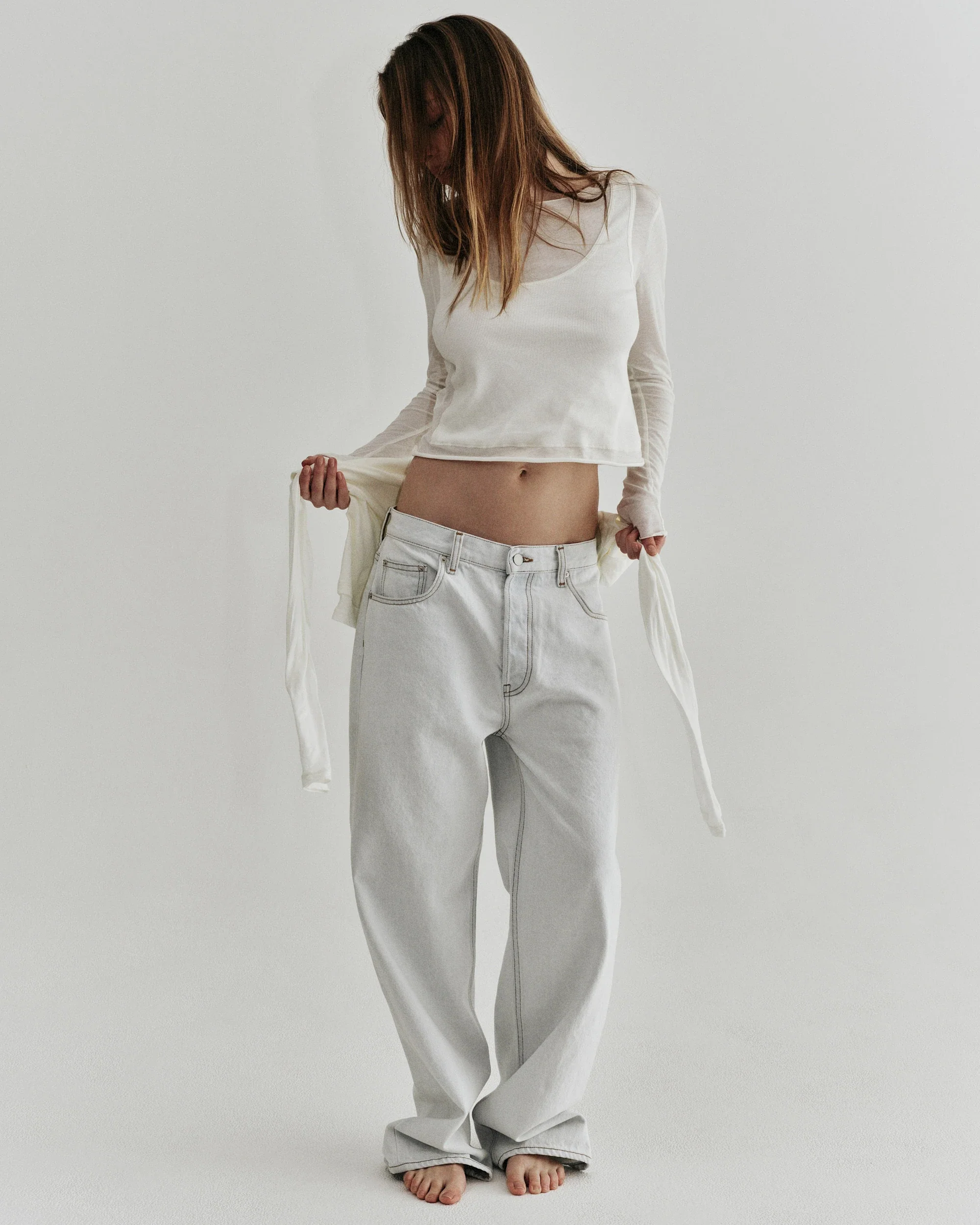 Echo Layered Tee | Cloud - Image 3