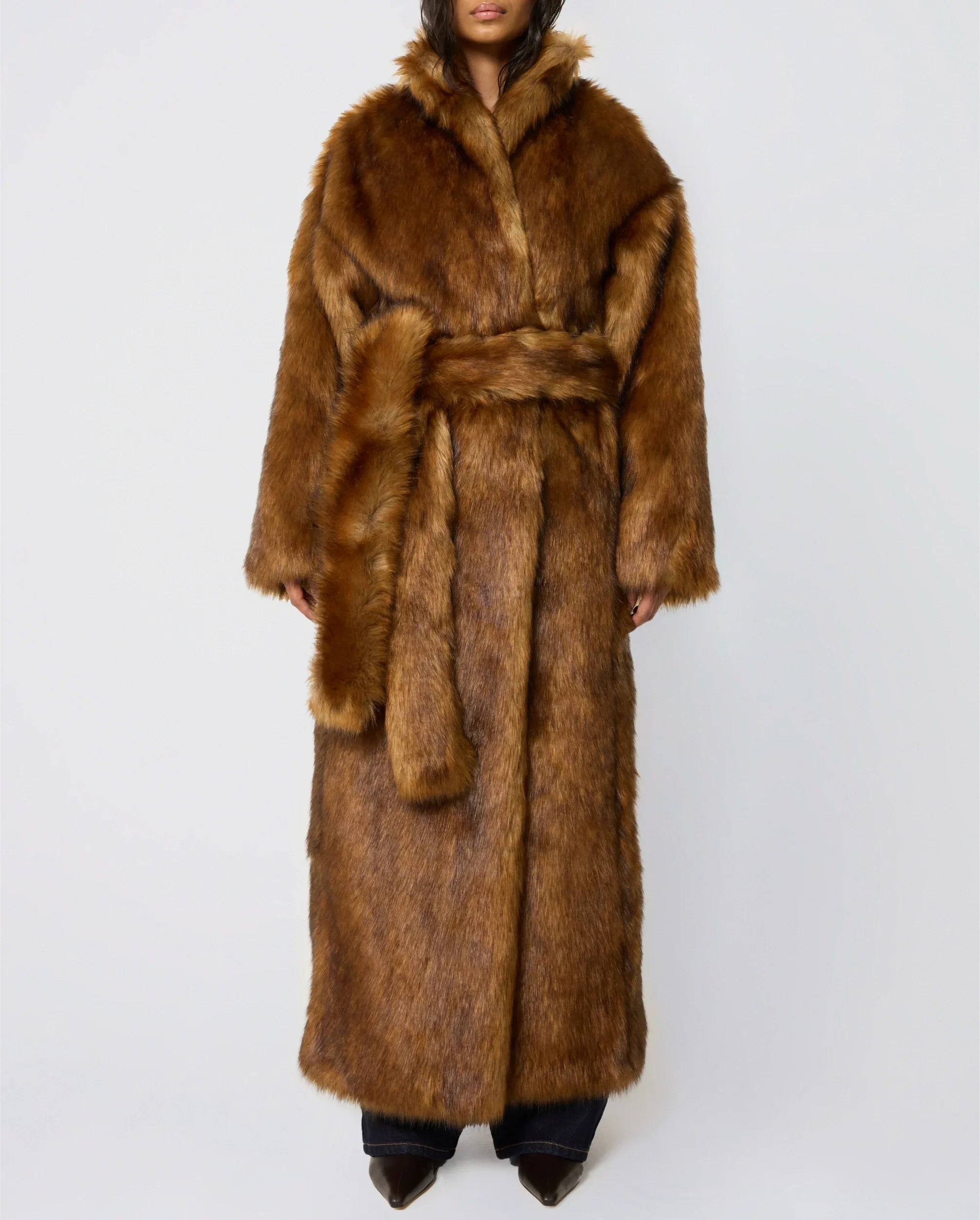 Faux Fur Coat | Cedar - Image 5