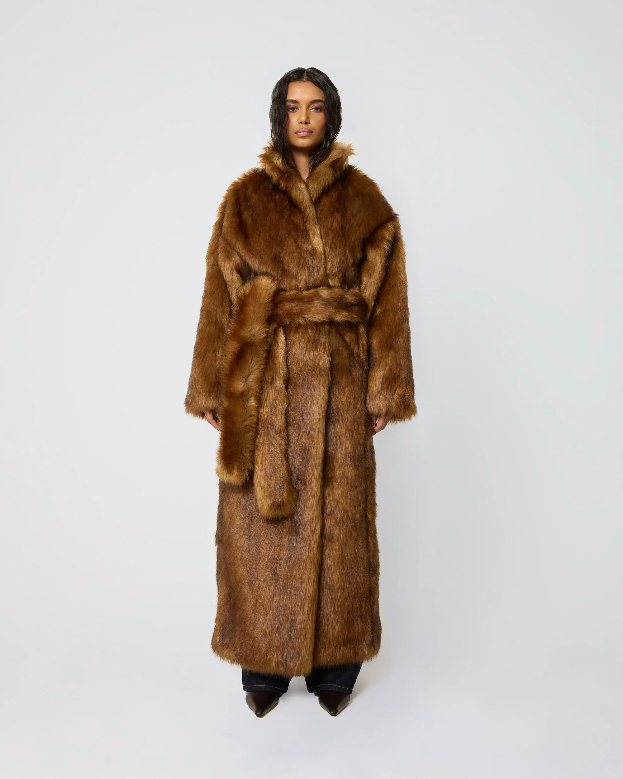 Faux Fur Coat | Cedar - Image 6