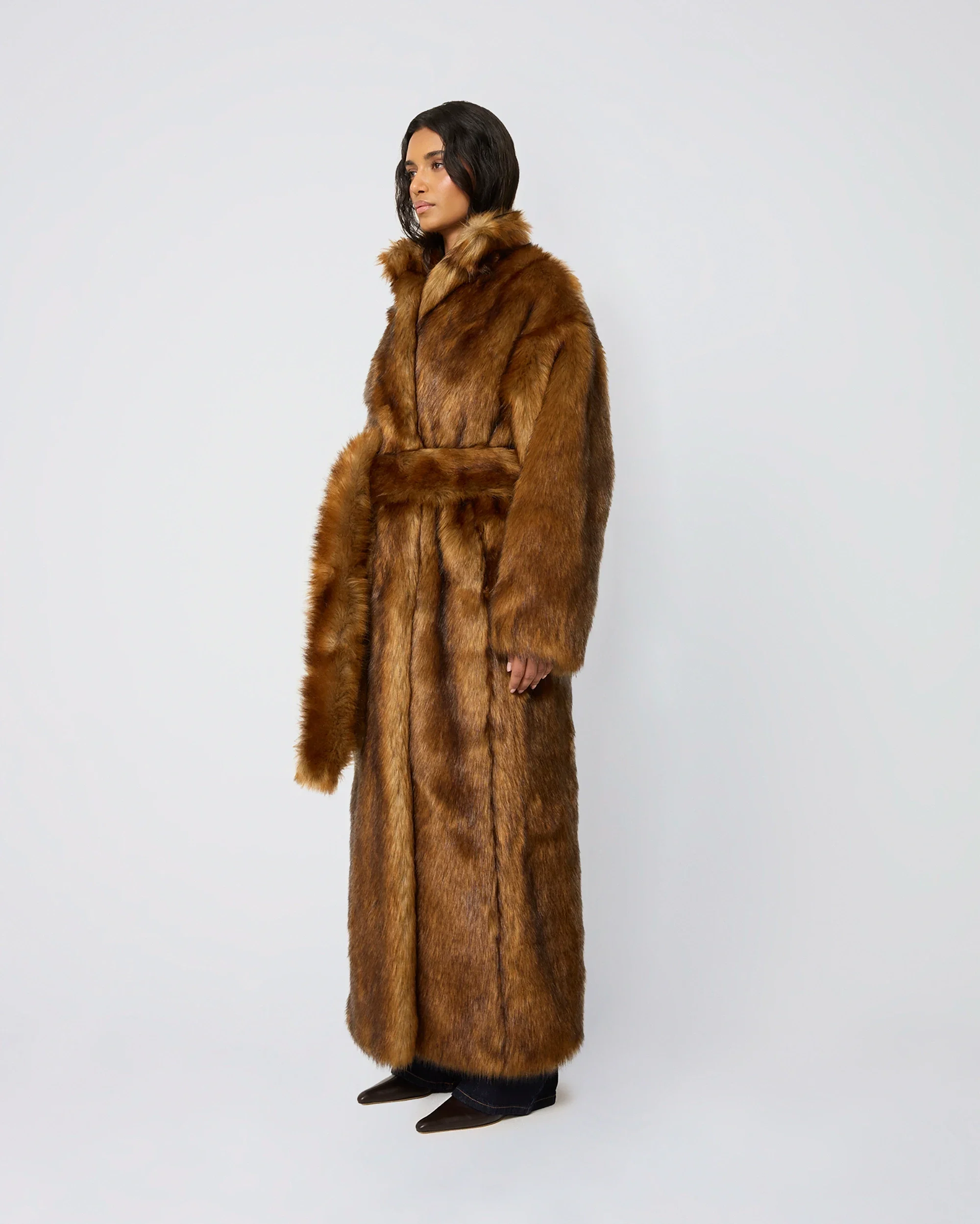 Faux Fur Coat | Cedar - Image 7