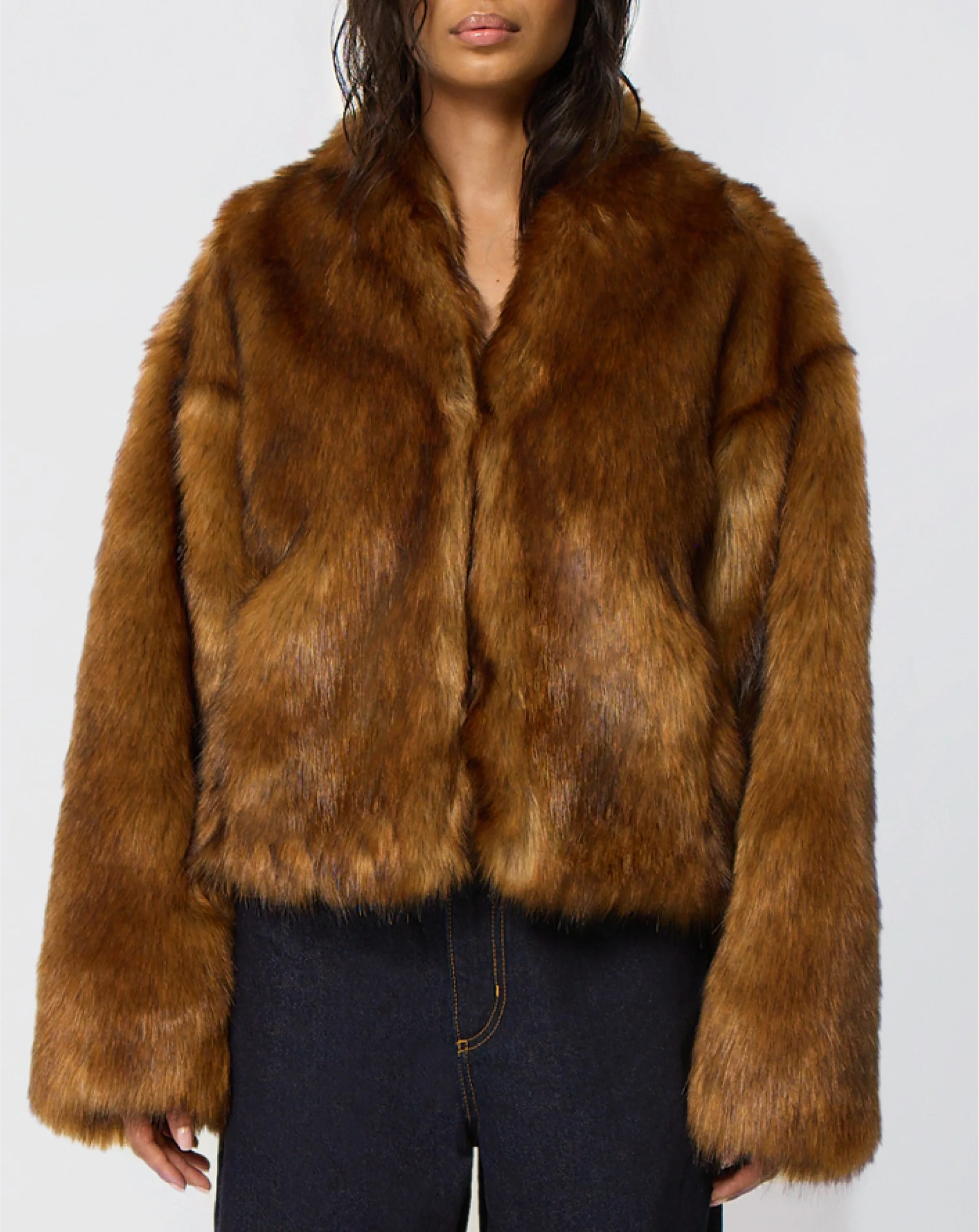 Faux Fur Jacket | Cedar - Image 10