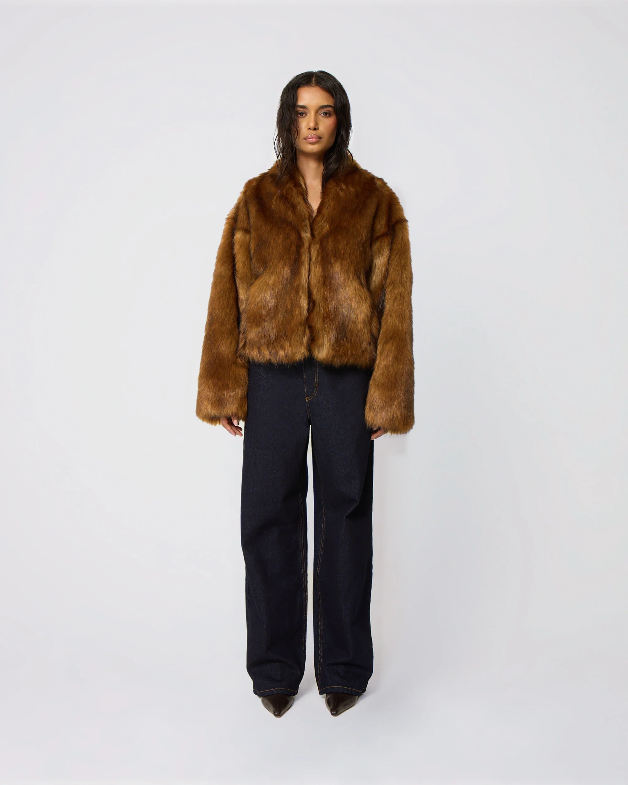 Faux Fur Jacket | Cedar - Image 11
