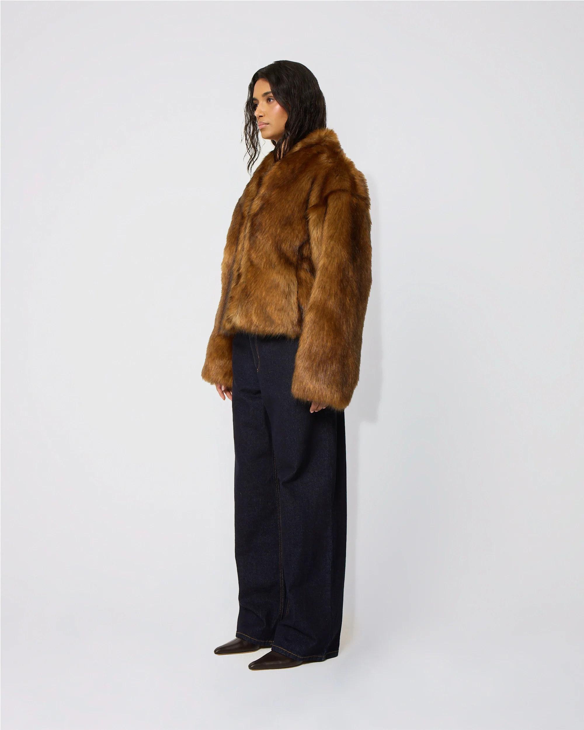 Faux Fur Jacket | Cedar - Image 12