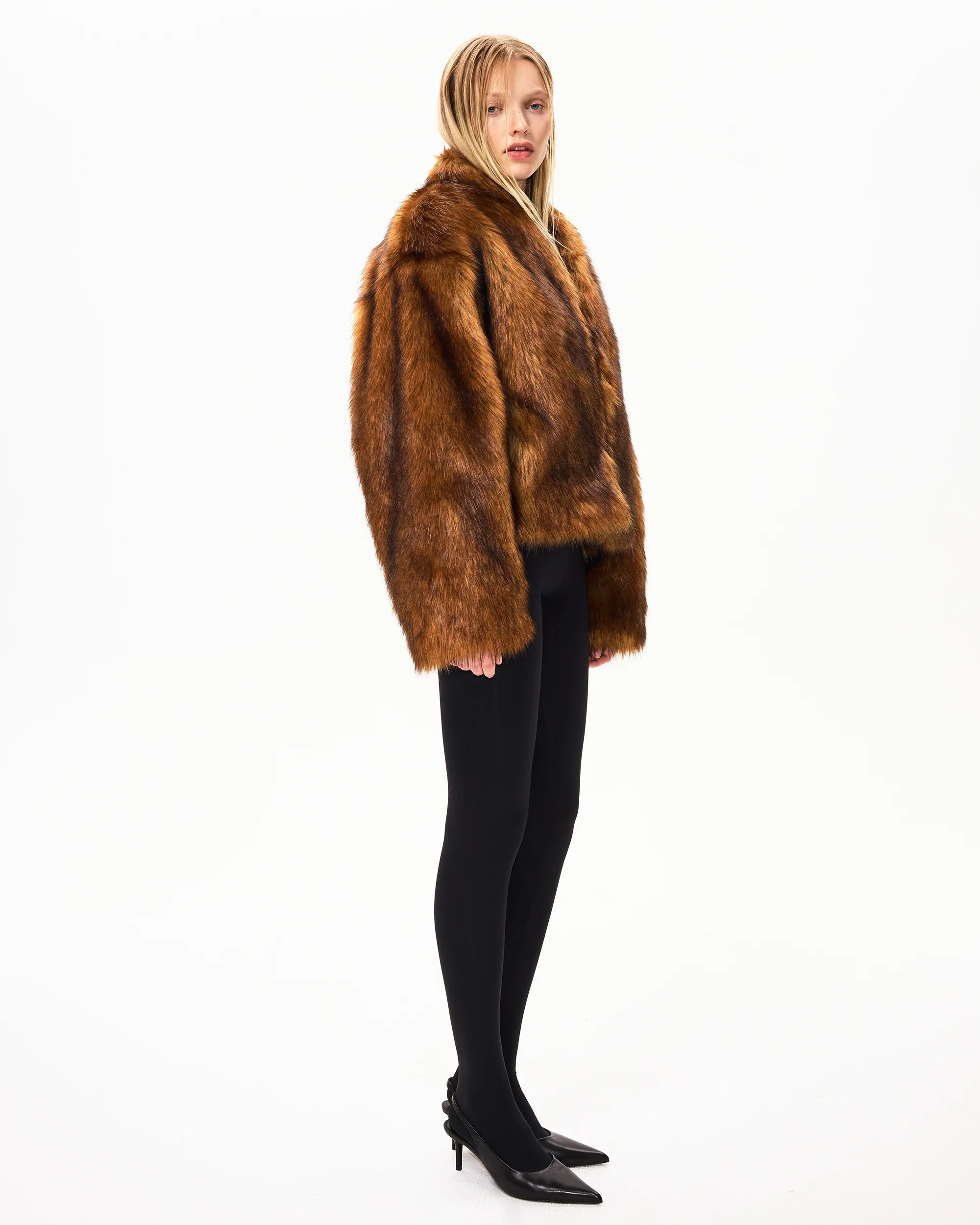 Faux Fur Jacket | Cedar - Image 3