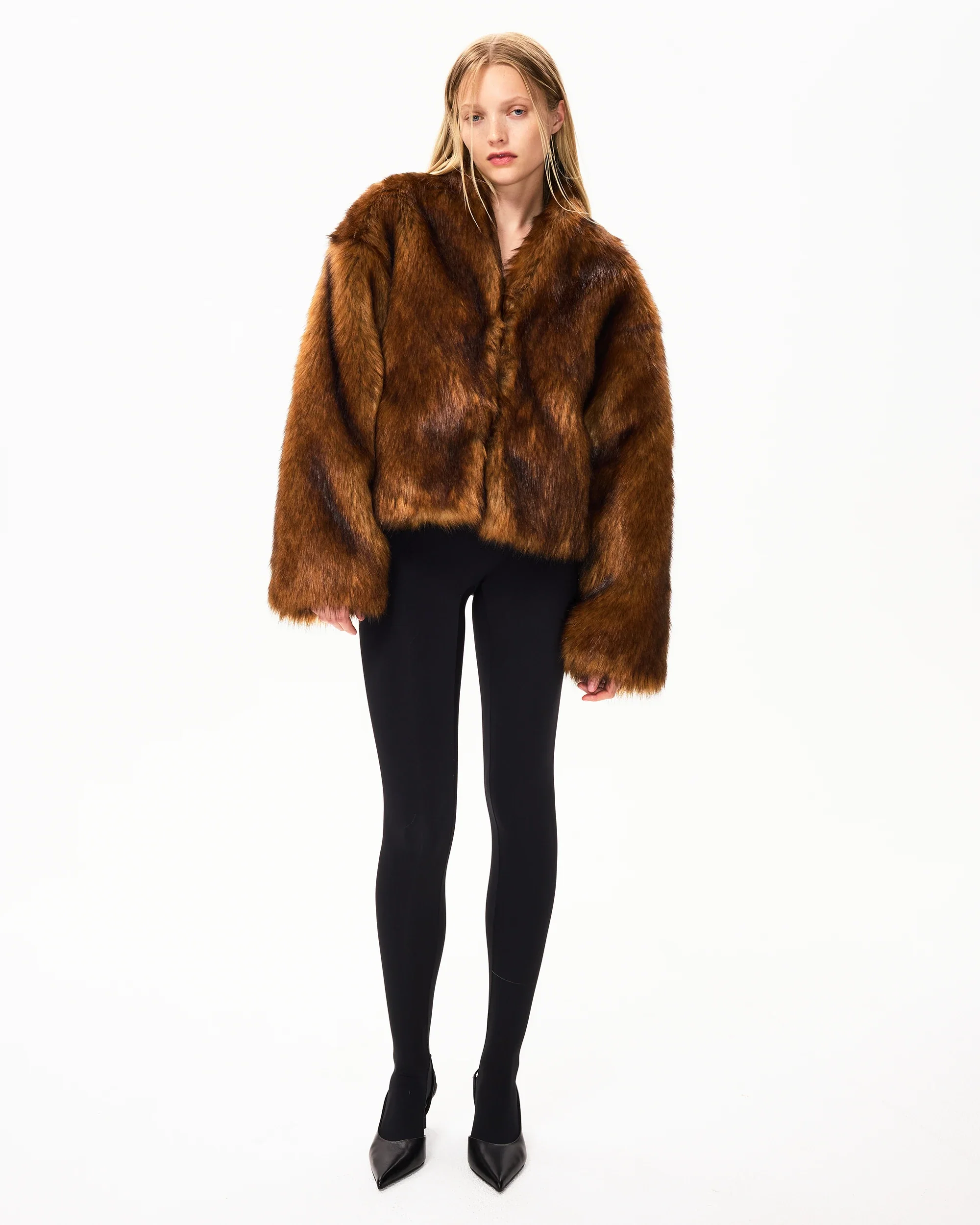 Faux Fur Jacket | Cedar - Image 7