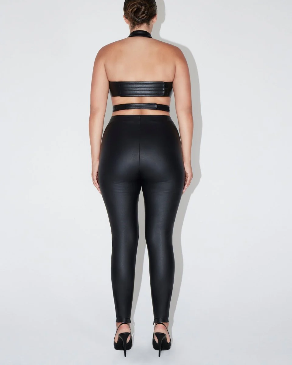 Faux Leather Legging | Black - Image 7