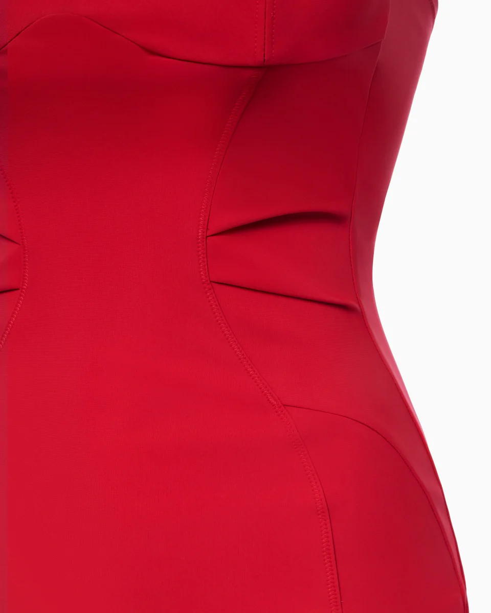 Fitted Halter Dress | Ruby - Image 11