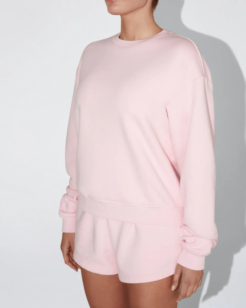 Fleece Crewneck | Orchid Pink - Image 6