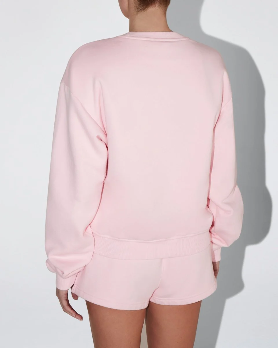 Fleece Crewneck | Orchid Pink - Image 7