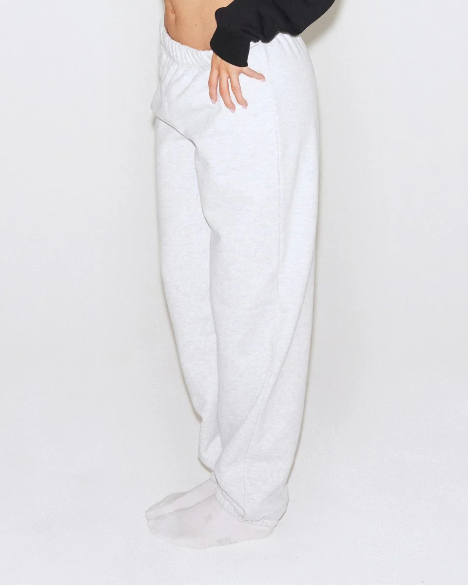 Fleece Jogger | Light Heather Grey - Image 4