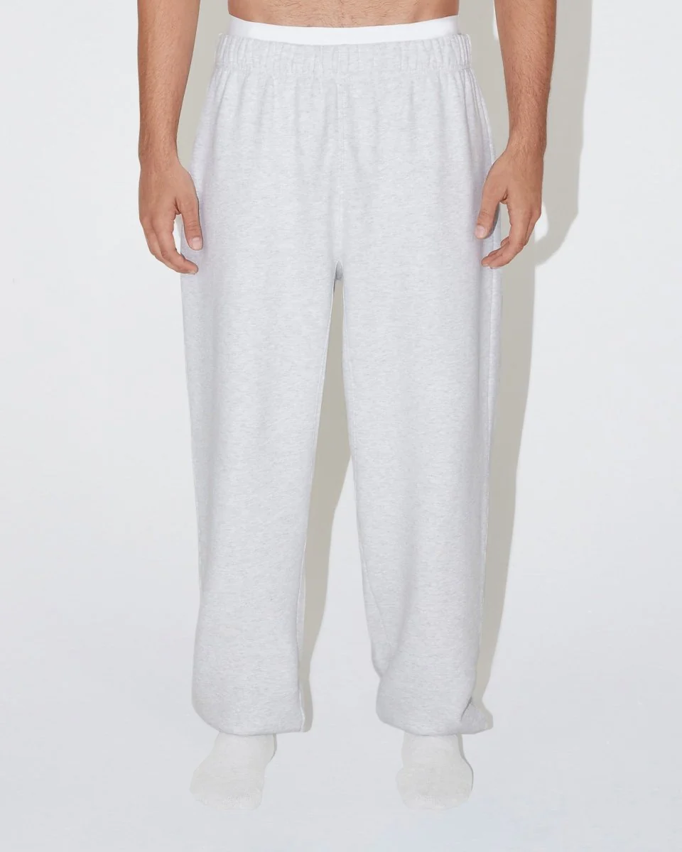 Fleece Jogger | Light Heather Grey - Image 6