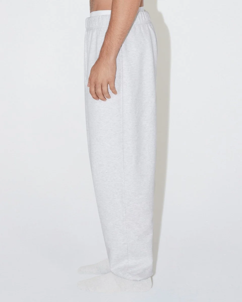 Fleece Jogger | Light Heather Grey - Image 7