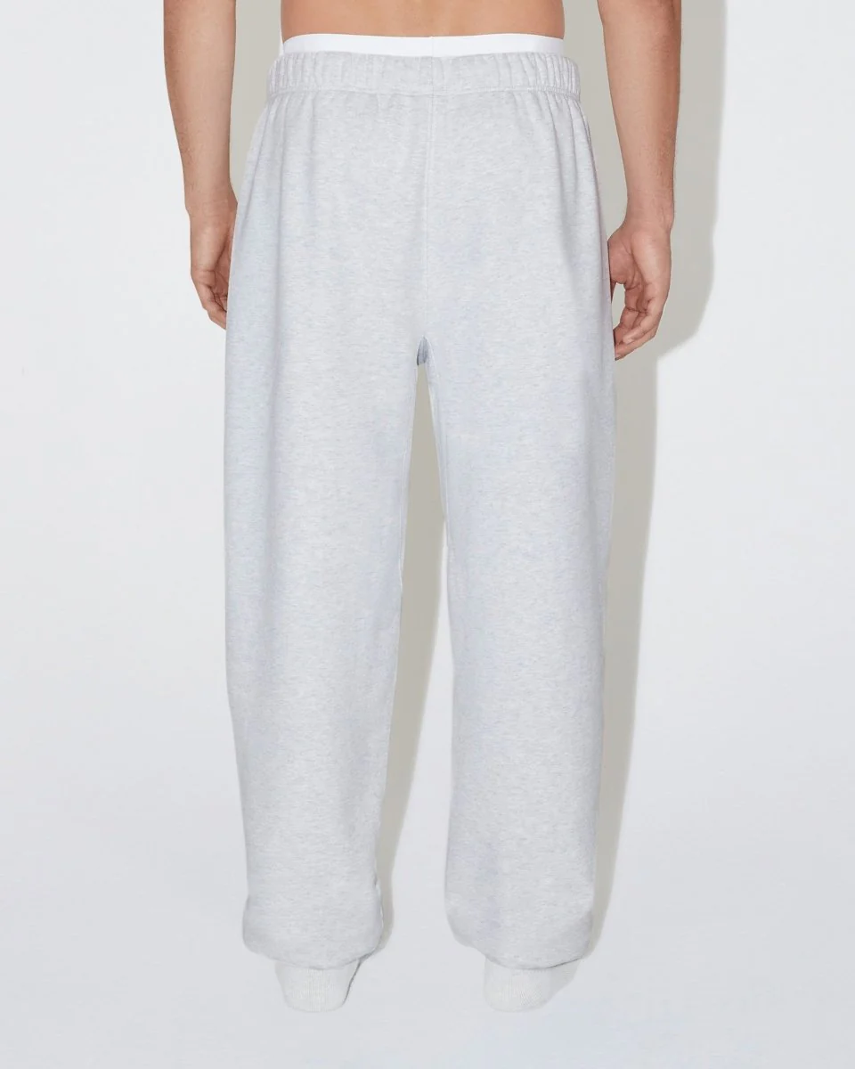 Fleece Jogger | Light Heather Grey - Image 8