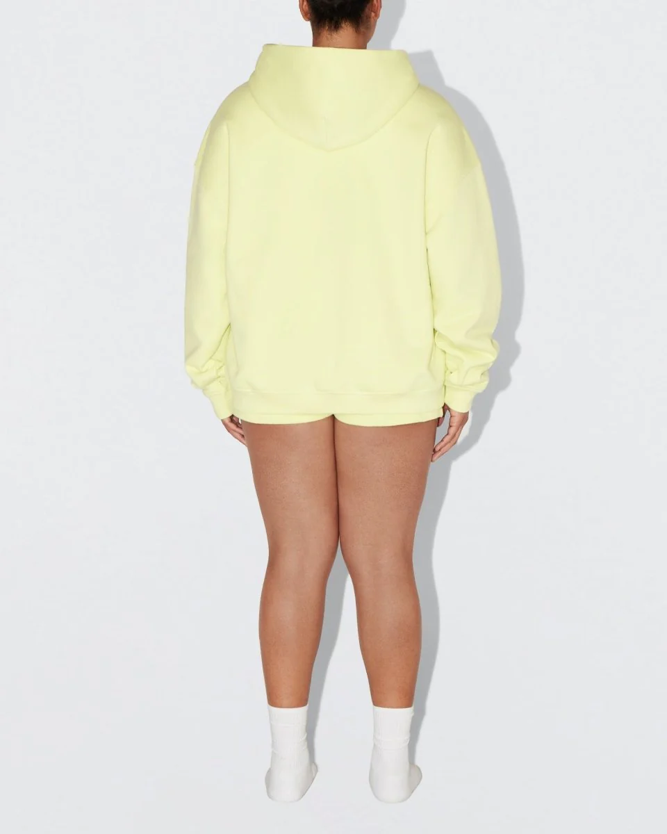 Fleece Oversized Hoodie | Limoncello - Image 5