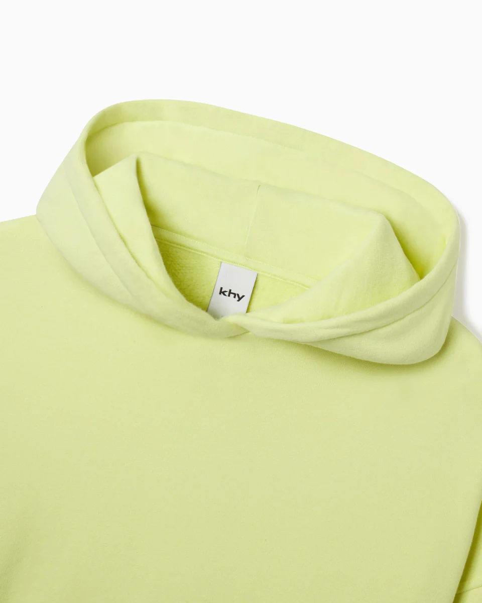 Fleece Oversized Hoodie | Limoncello - Image 8