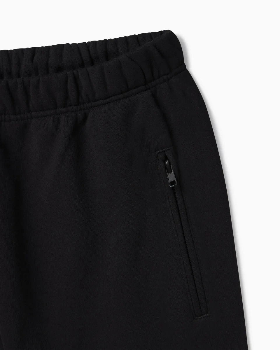 Fleece Straight Leg Pant | Black - Image 9
