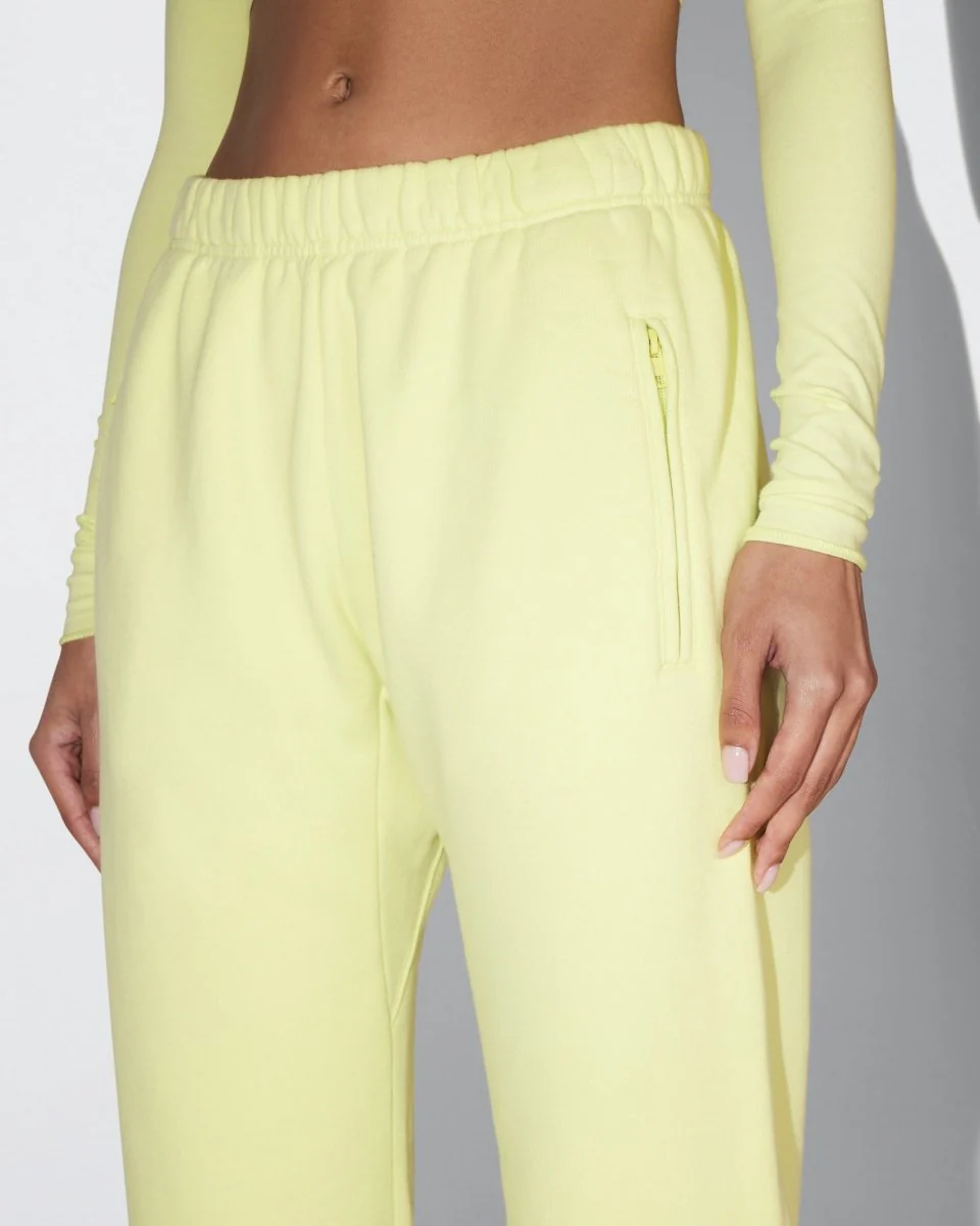 Fleece Straight Leg Pant | Limoncello - Image 6
