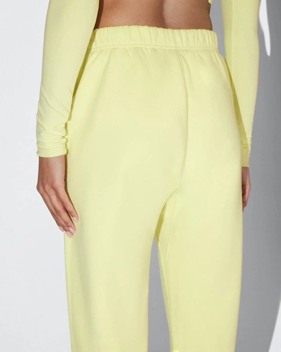 Fleece Straight Leg Pant | Limoncello - Image 7
