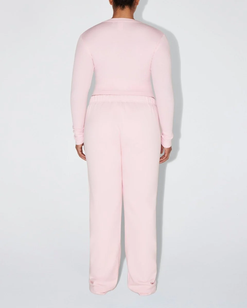 Fleece Straight Leg Pant | Orchid Pink - Image 10