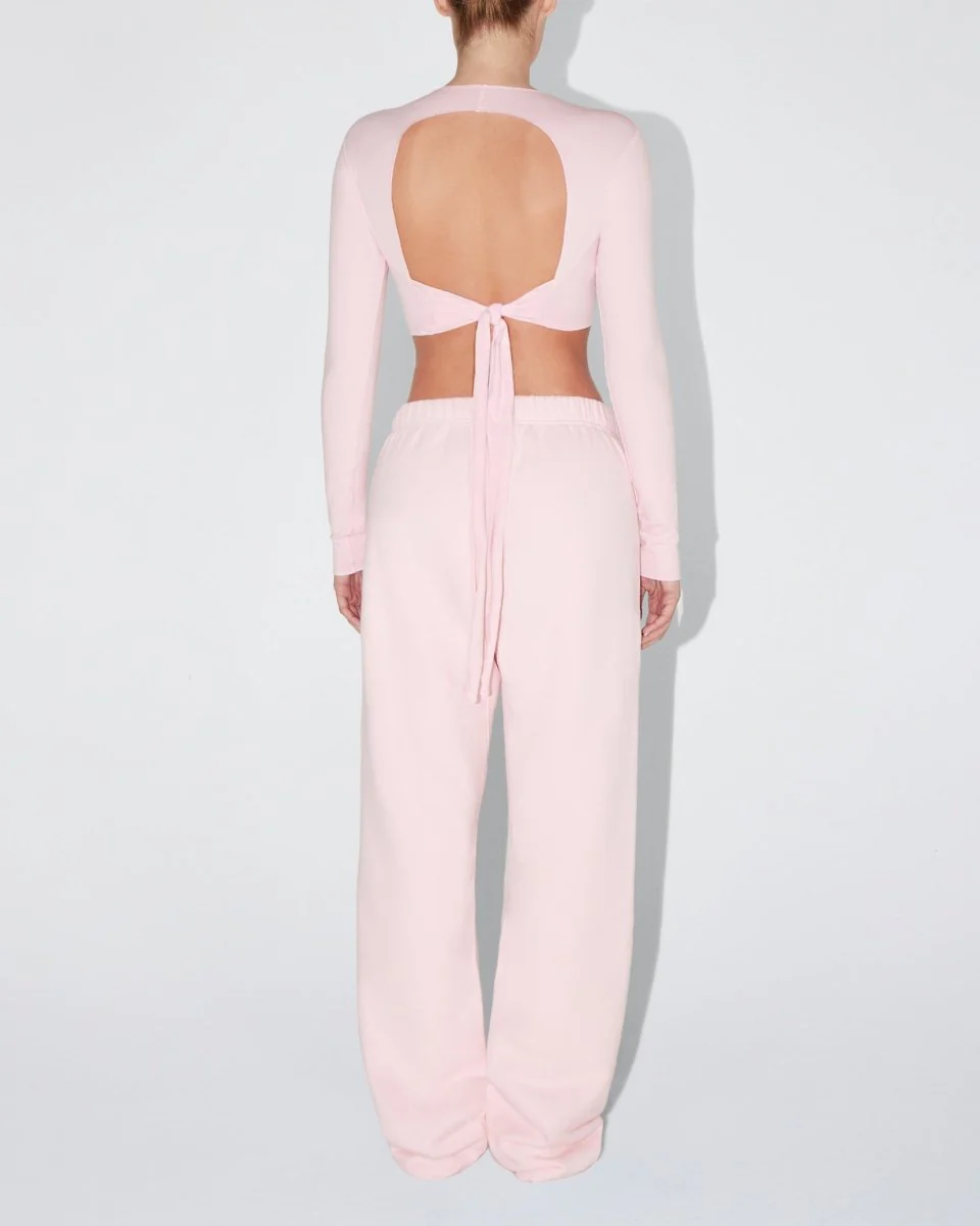 Fleece Straight Leg Pant | Orchid Pink - Image 5