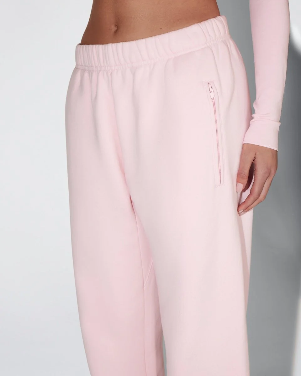 Fleece Straight Leg Pant | Orchid Pink - Image 6