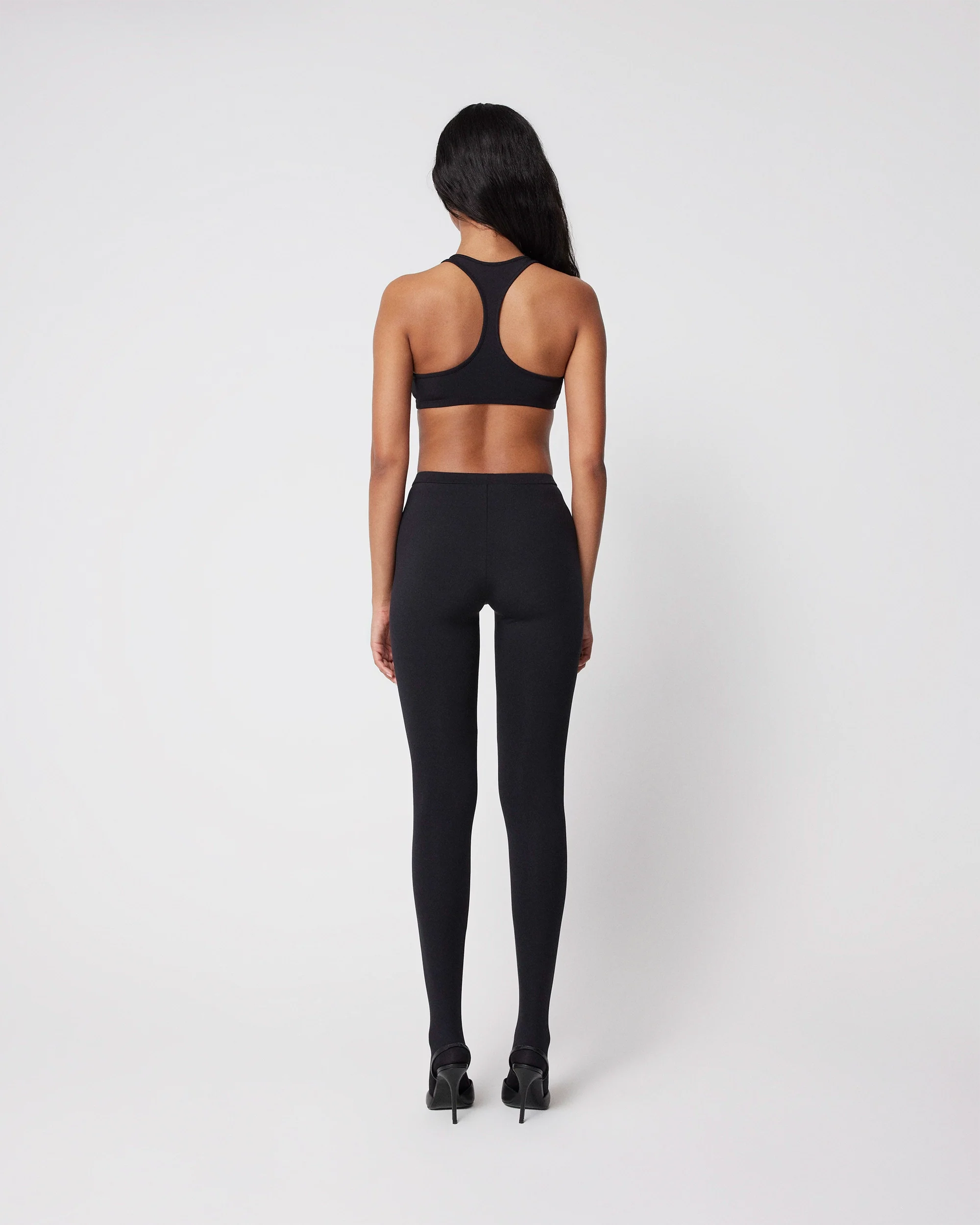 Footed Legging | Black - Image 10