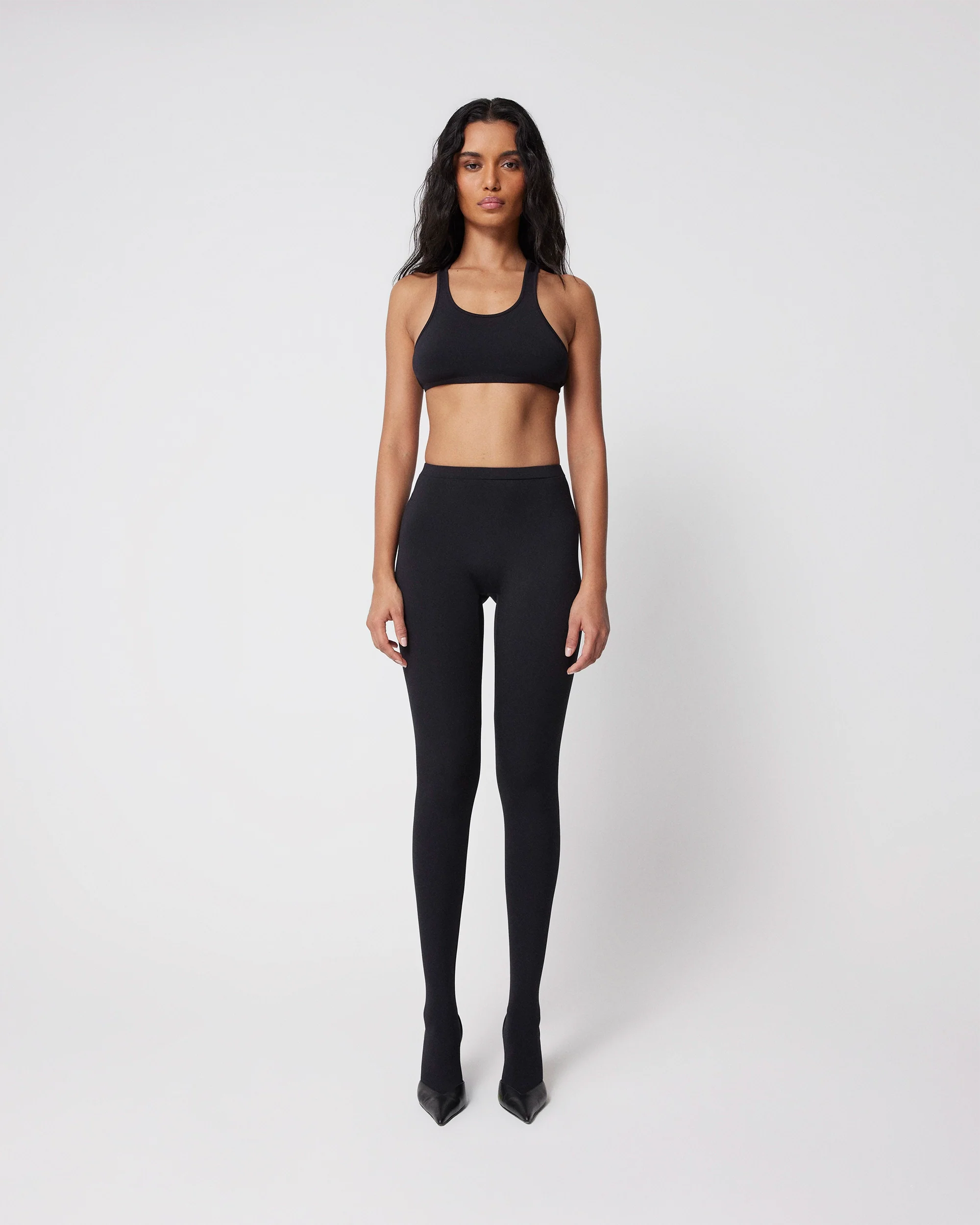 Footed Legging | Black - Image 7