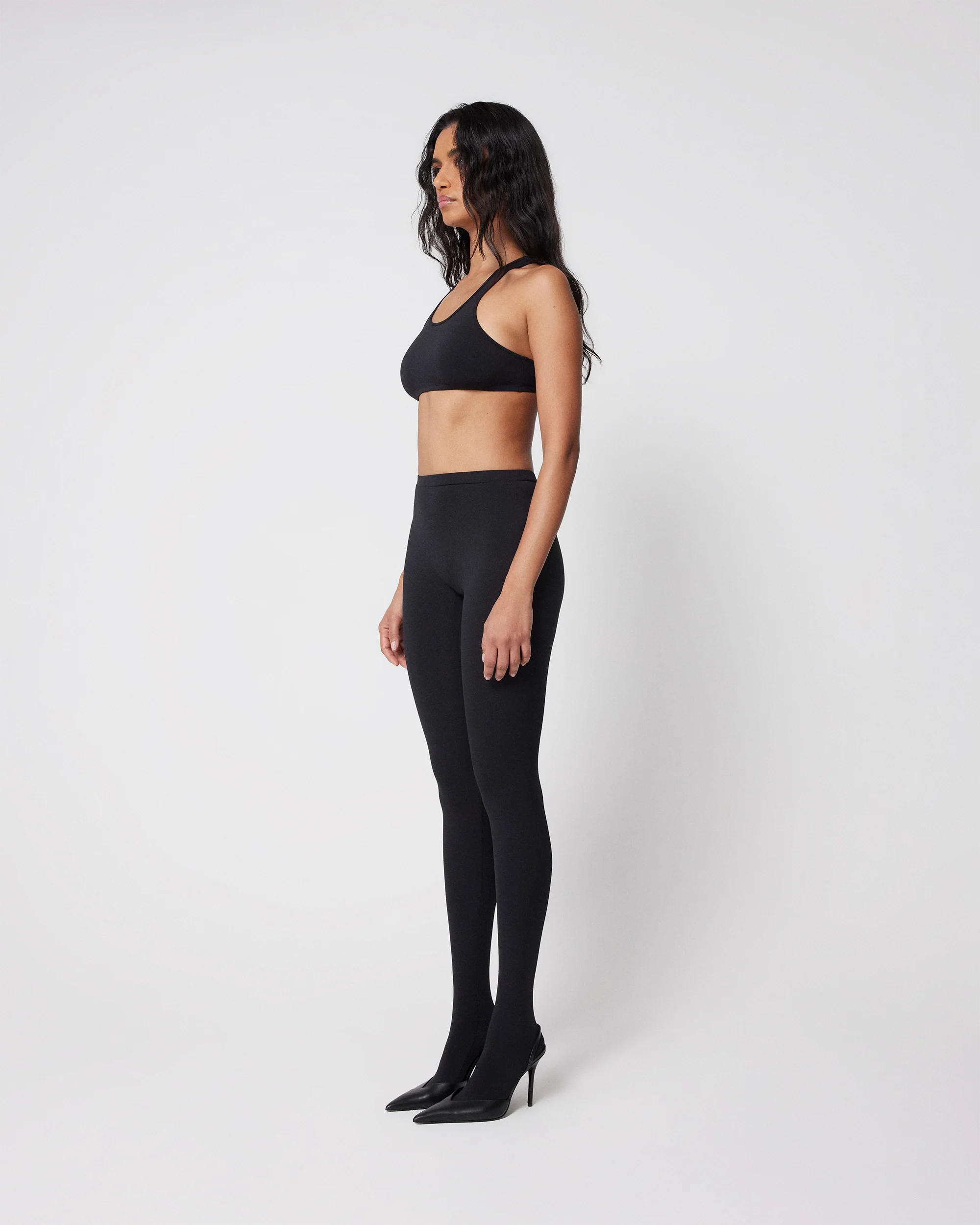 Footed Legging | Black - Image 9