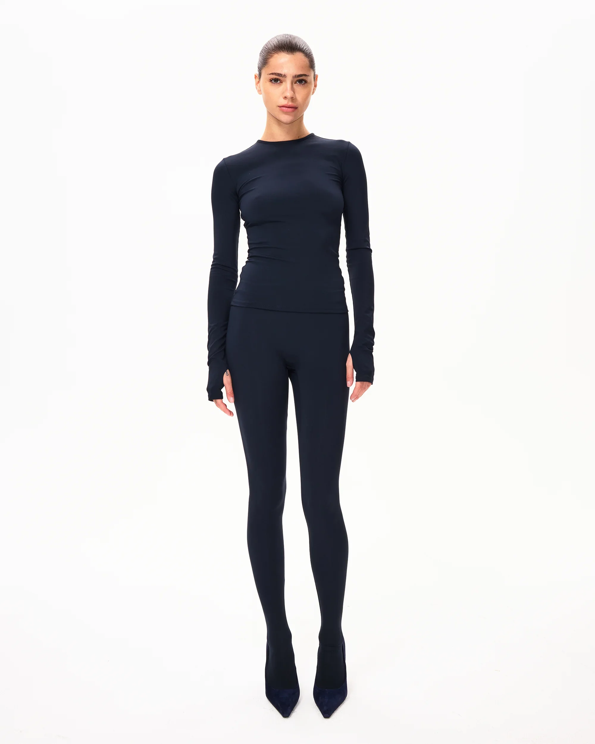 Footed Legging | Midnight - Image 4